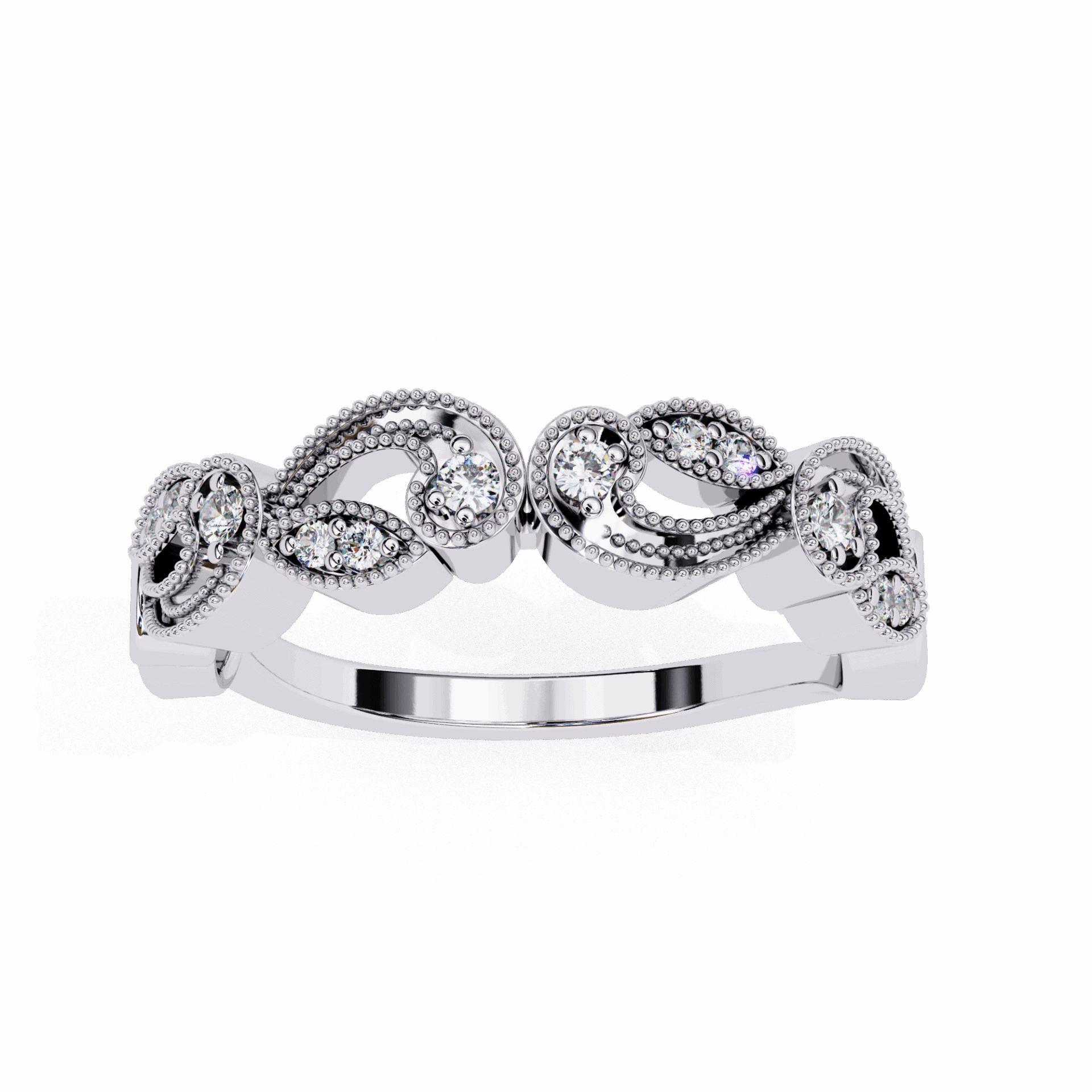 0.15 Carat Round Royale Ring in Moissanite | House of Estara