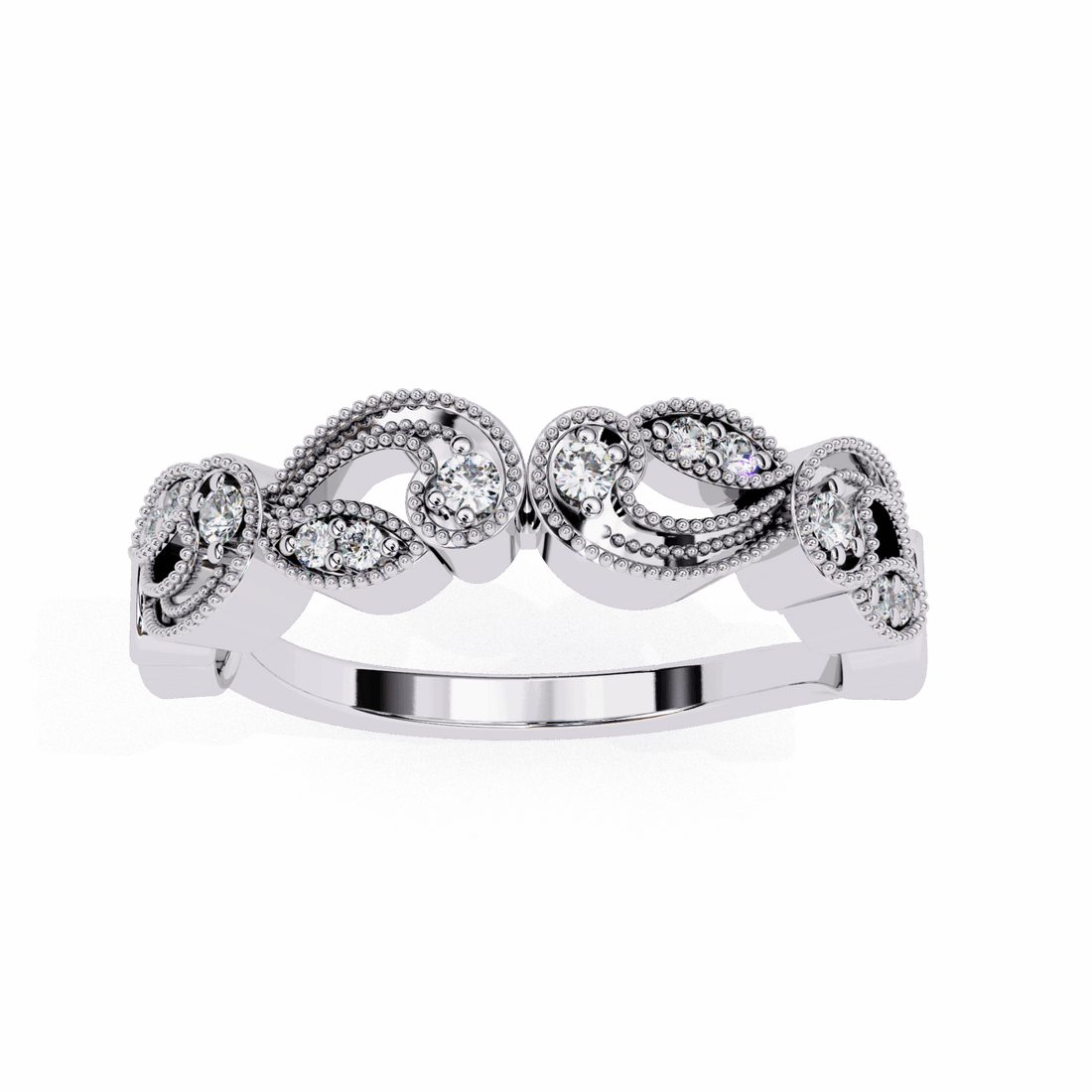 0.15 Carat Round Royale Ring in Moissanite | House of Estara