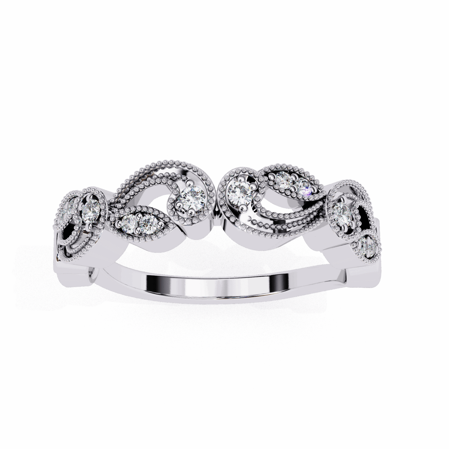 0.15 Carat Round Royale Ring in Moissanite | House of Estara