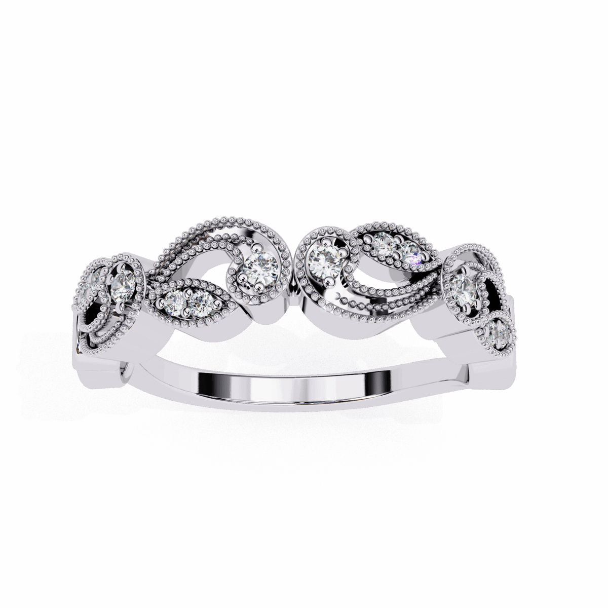 0.15 Carat Round Royale Ring in Moissanite | House of Estara