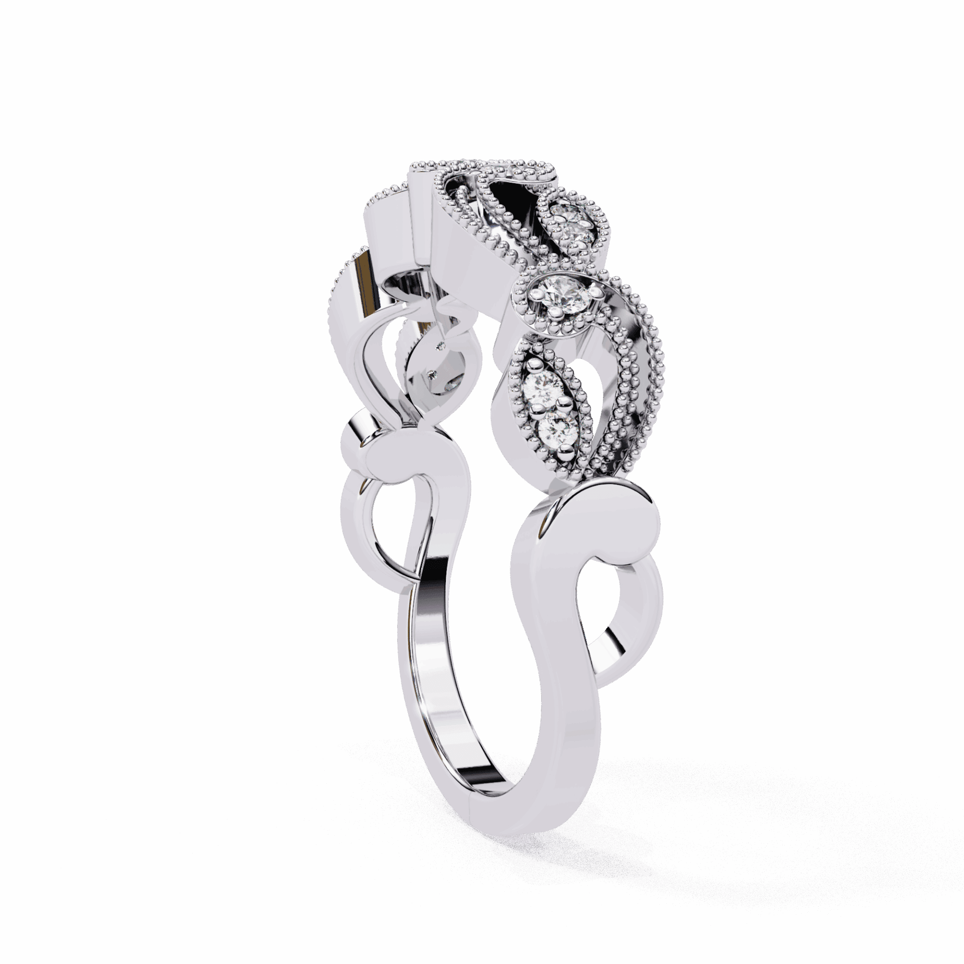 0.15 Carat Round Royale Ring in Moissanite | House of Estara