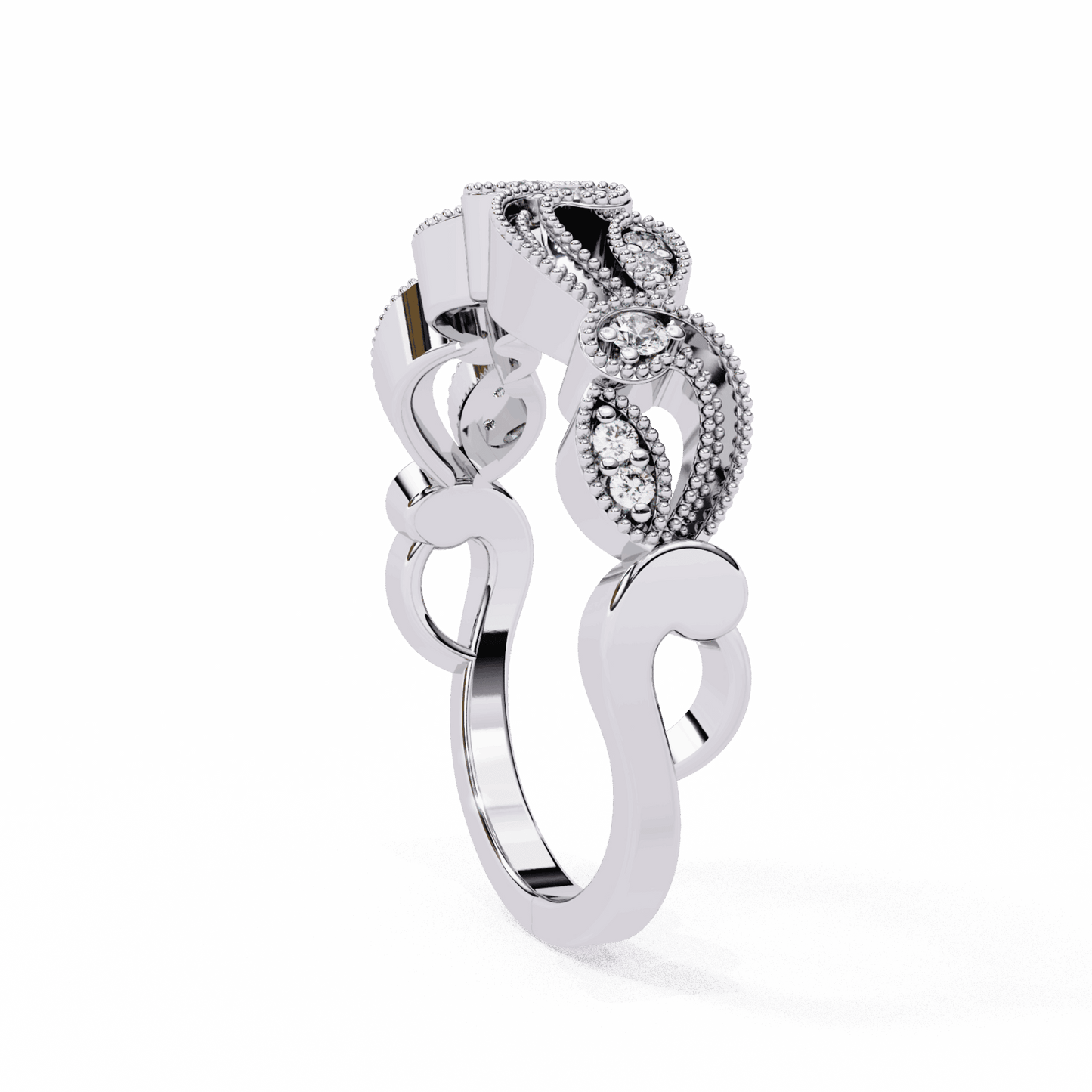 0.15 Carat Round Royale Ring in Moissanite | House of Estara