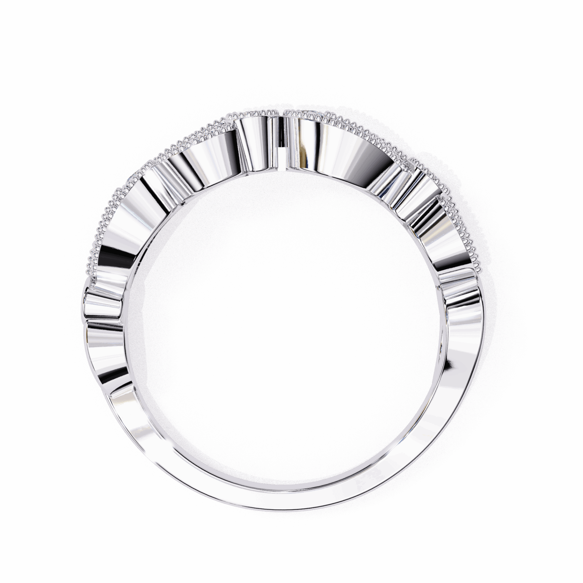 0.15 Carat Round Royale Ring in Moissanite | House of Estara