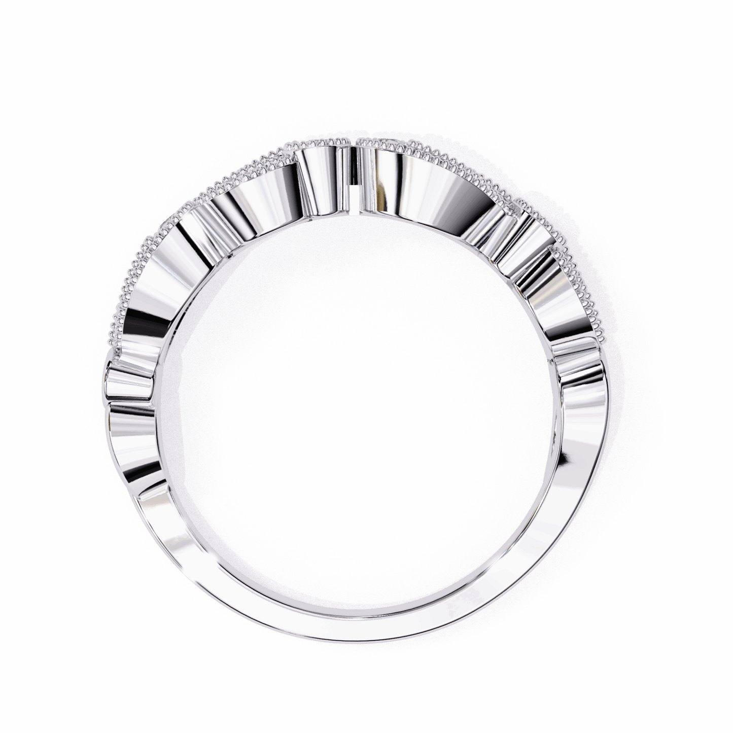 0.15 Carat Round Royale Ring in Moissanite | House of Estara