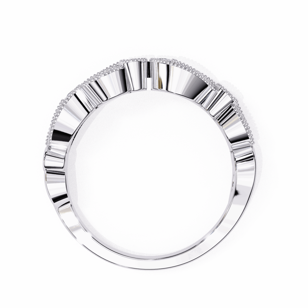 0.15 Carat Round Royale Ring in Moissanite | House of Estara