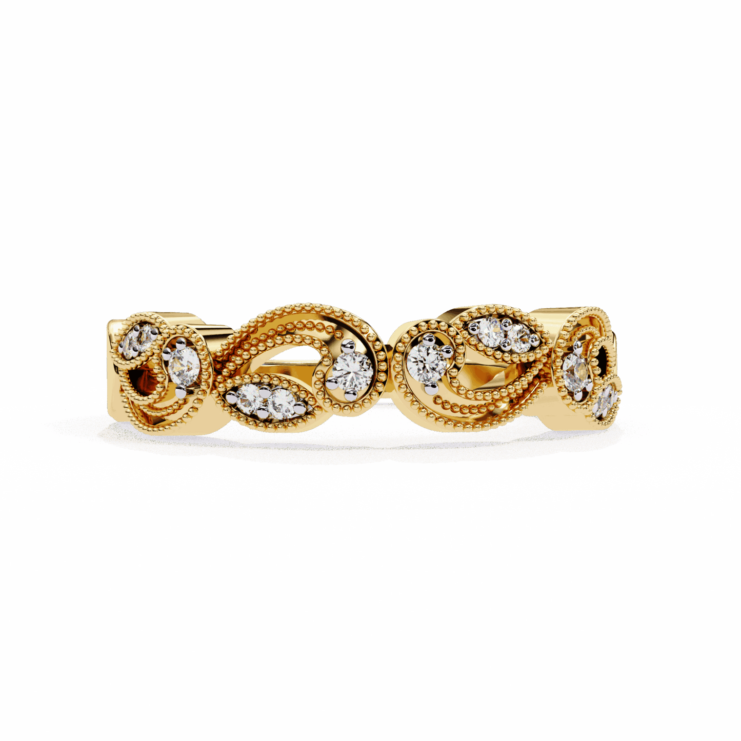 0.15 Carat Round Royale Ring in Moissanite | House of Estara