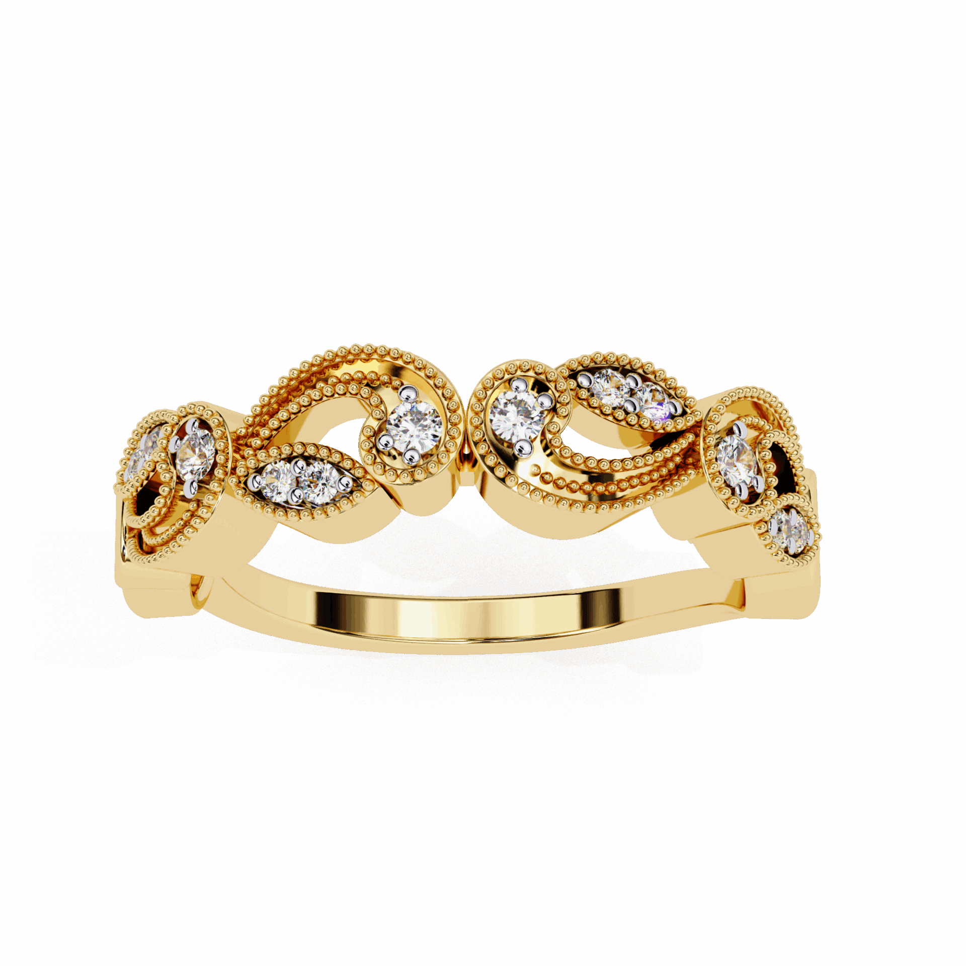 0.15 Carat Round Royale Ring in Moissanite | House of Estara