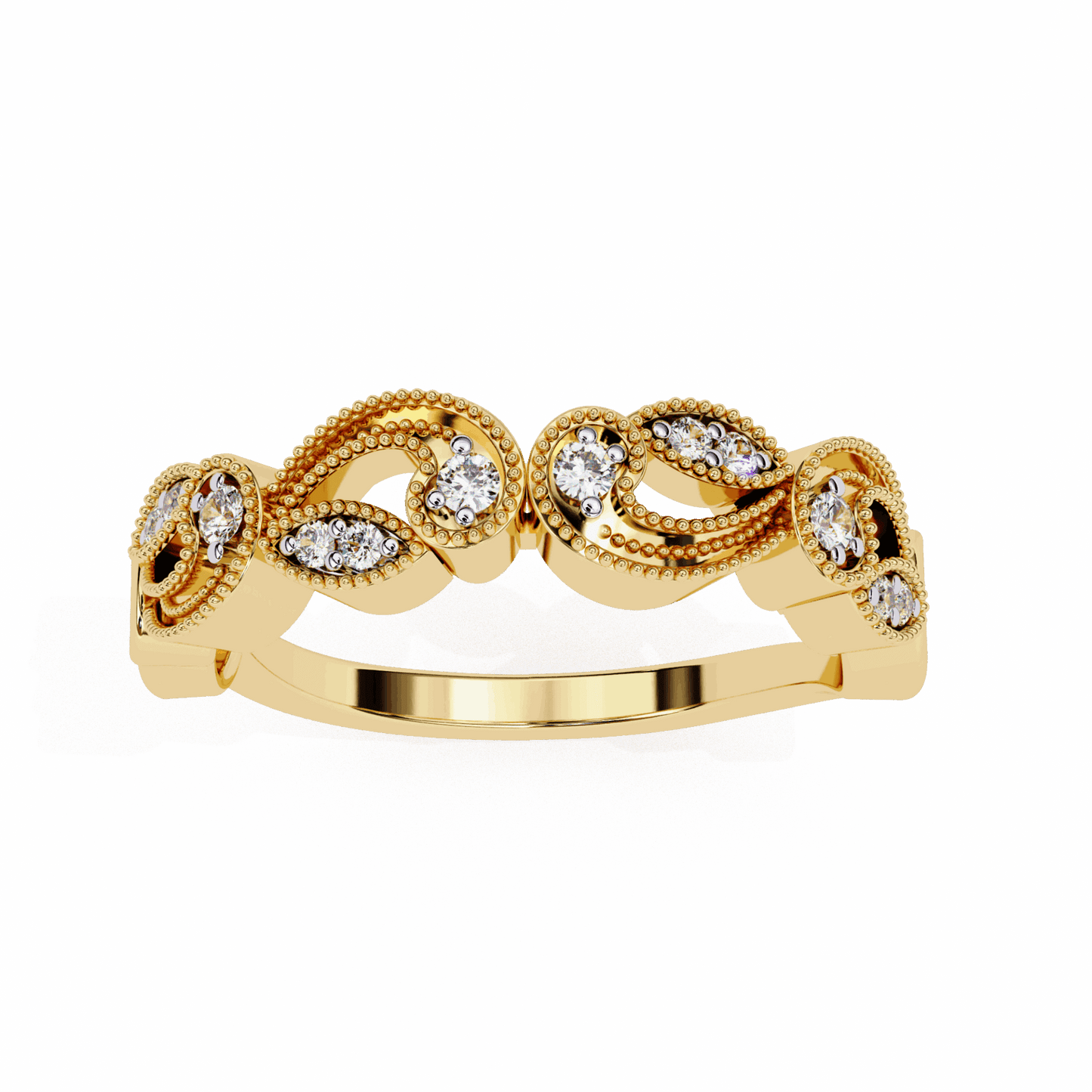0.15 Carat Round Royale Ring in Moissanite | House of Estara
