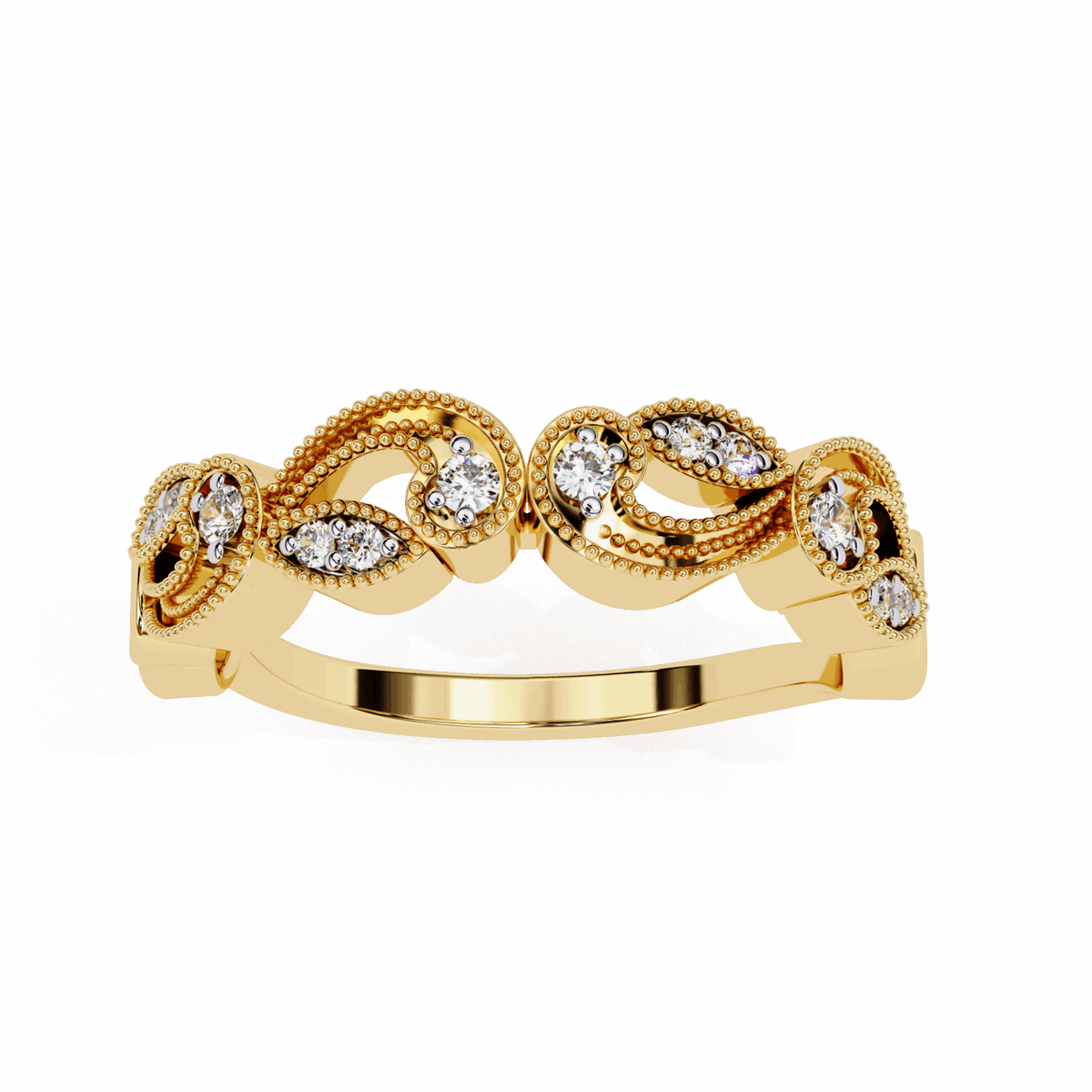 0.15 Carat Round Royale Ring in Moissanite | House of Estara