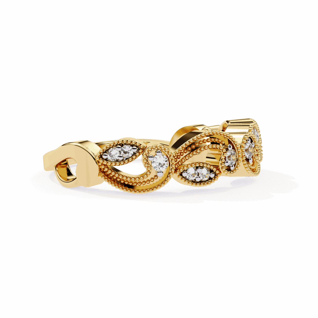 0.15 Carat Round Royale Ring in Moissanite | House of Estara