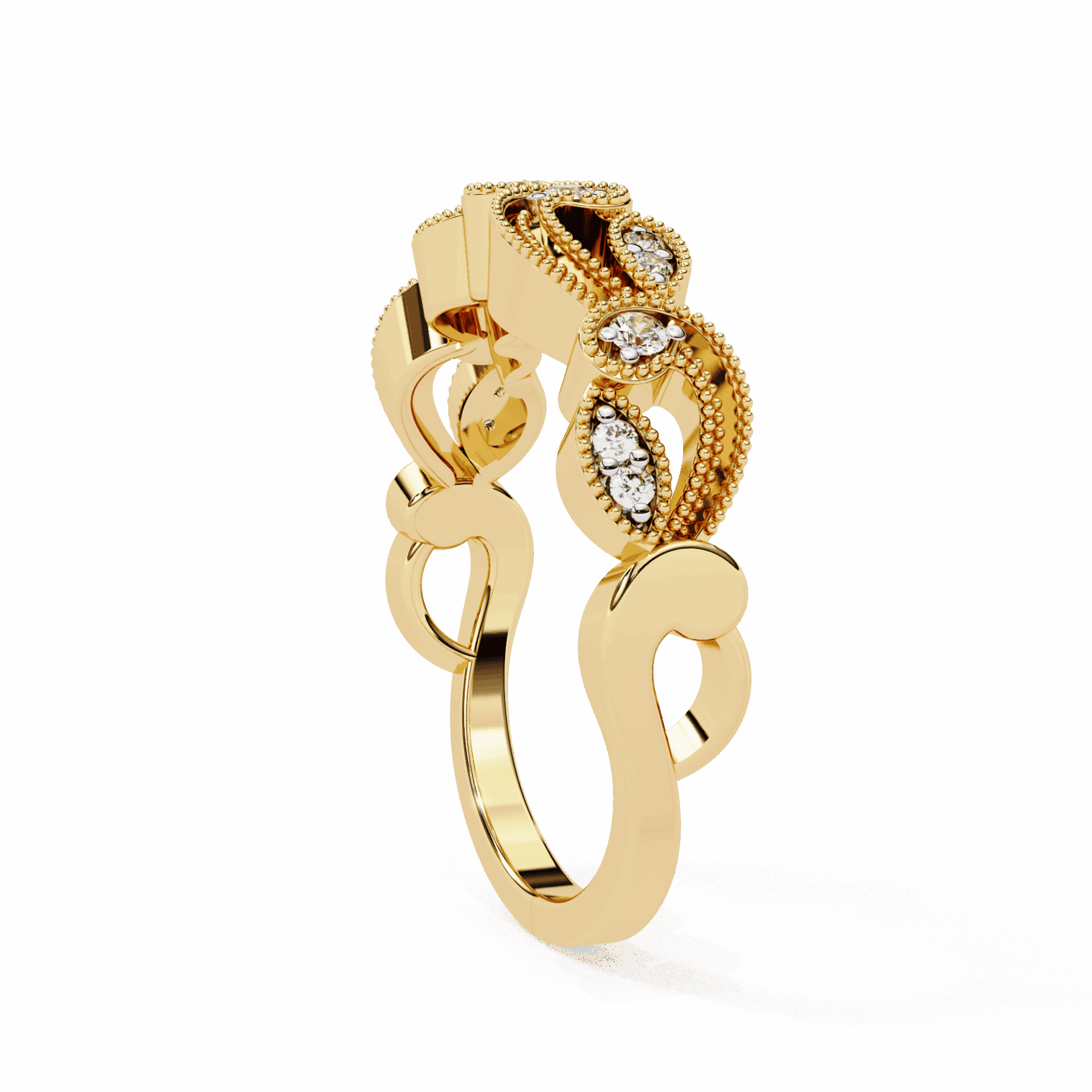 0.15 Carat Round Royale Ring in Moissanite | House of Estara
