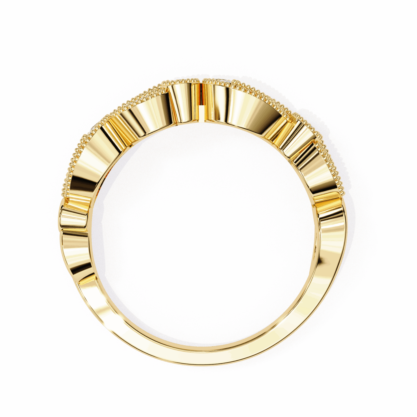 0.15 Carat Round Royale Ring in Moissanite | House of Estara