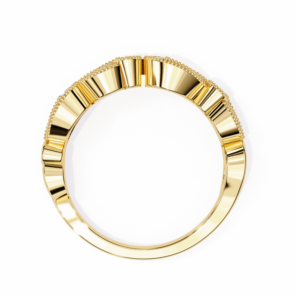 0.15 Carat Round Royale Ring in Moissanite | House of Estara