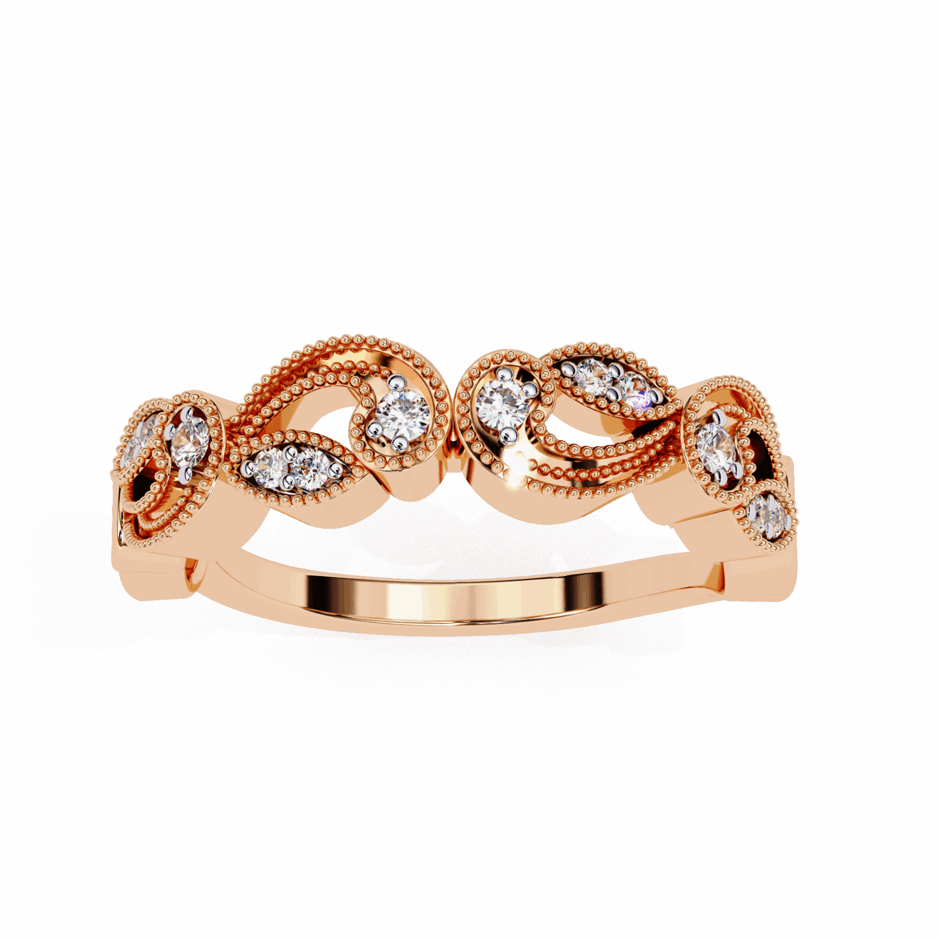 0.15 Carat Round Royale Ring in Moissanite | House of Estara