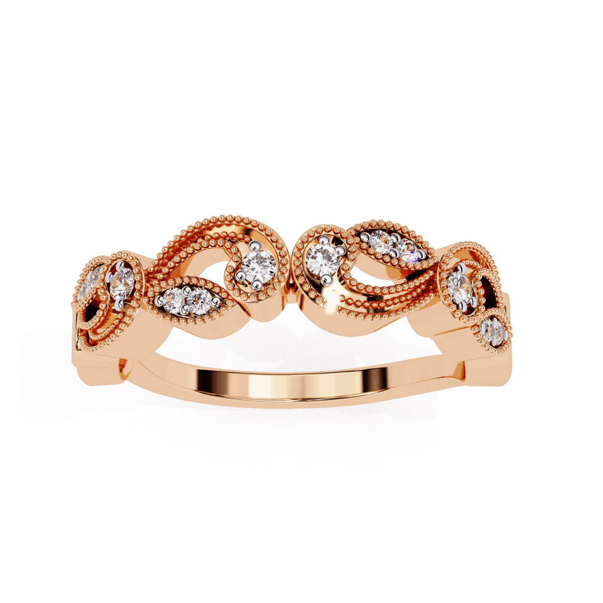 0.15 Carat Round Royale Ring in Moissanite | House of Estara