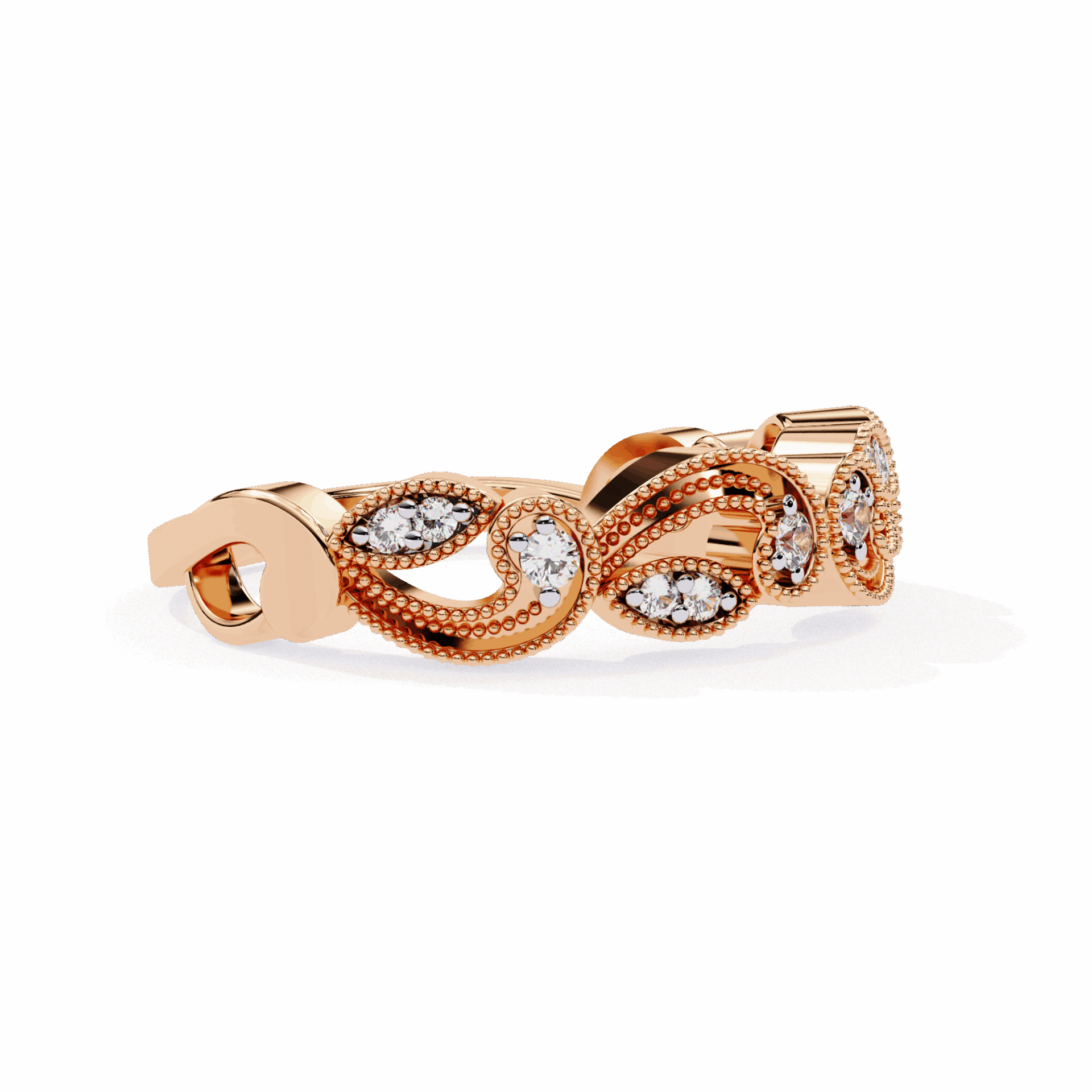 0.15 Carat Round Royale Ring in Moissanite | House of Estara