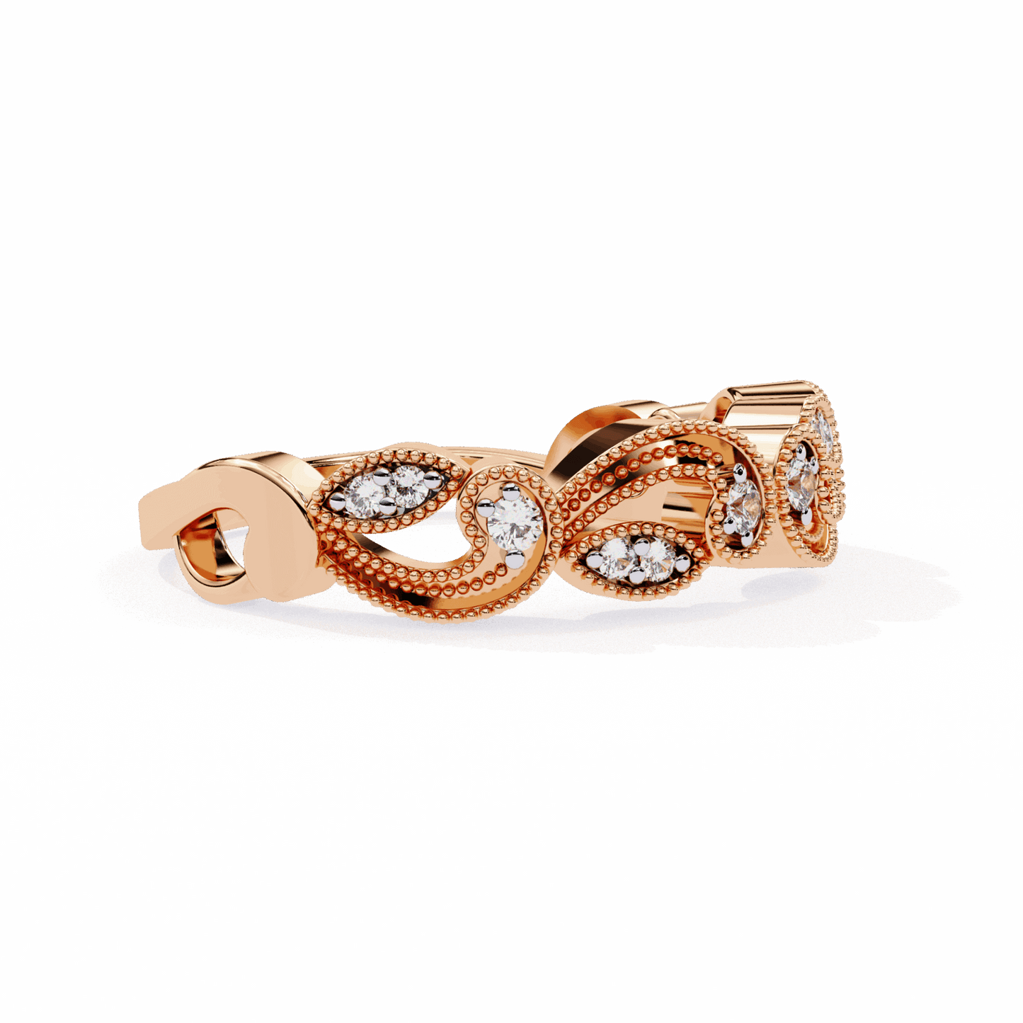 0.15 Carat Round Royale Ring in Moissanite | House of Estara