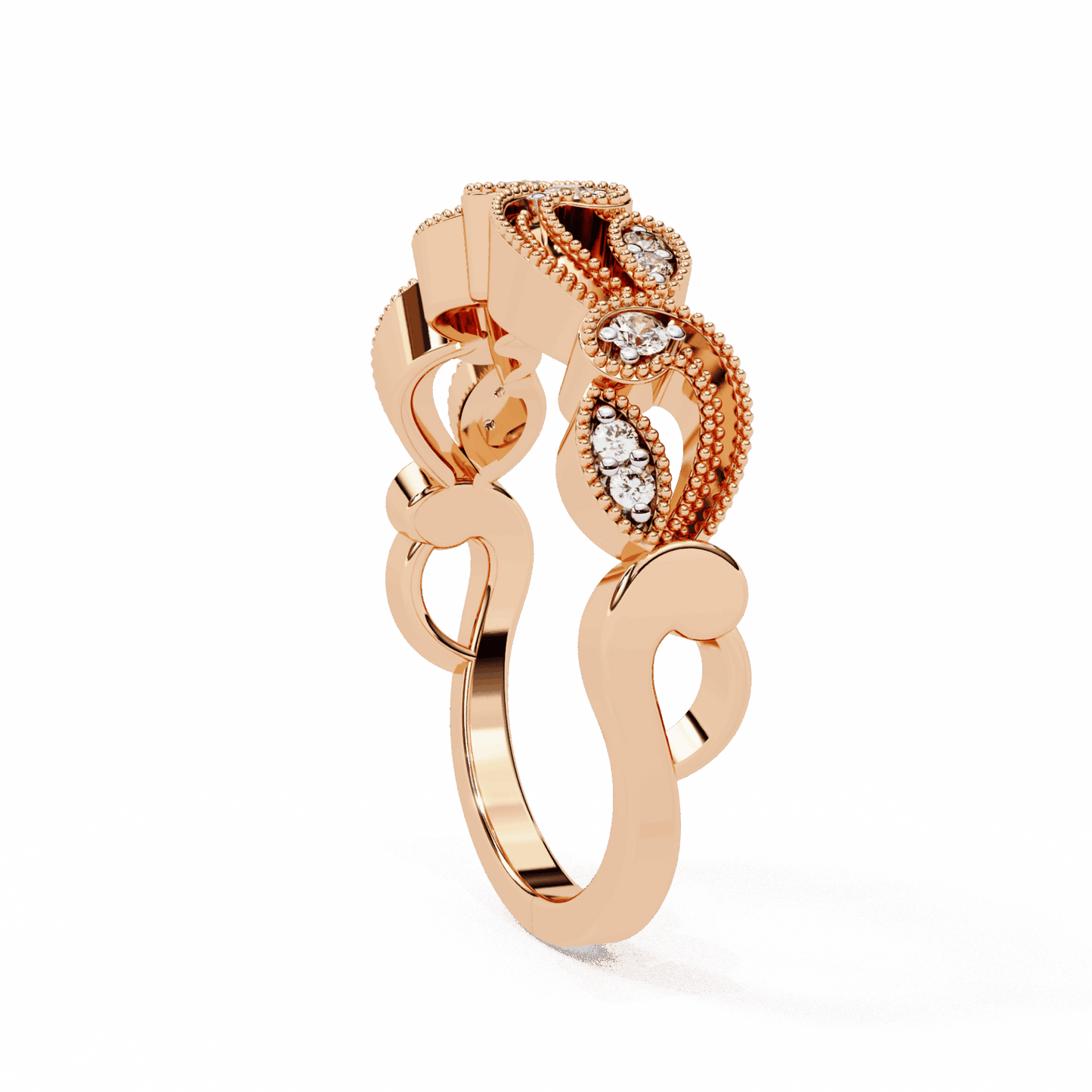 0.15 Carat Round Royale Ring in Moissanite | House of Estara