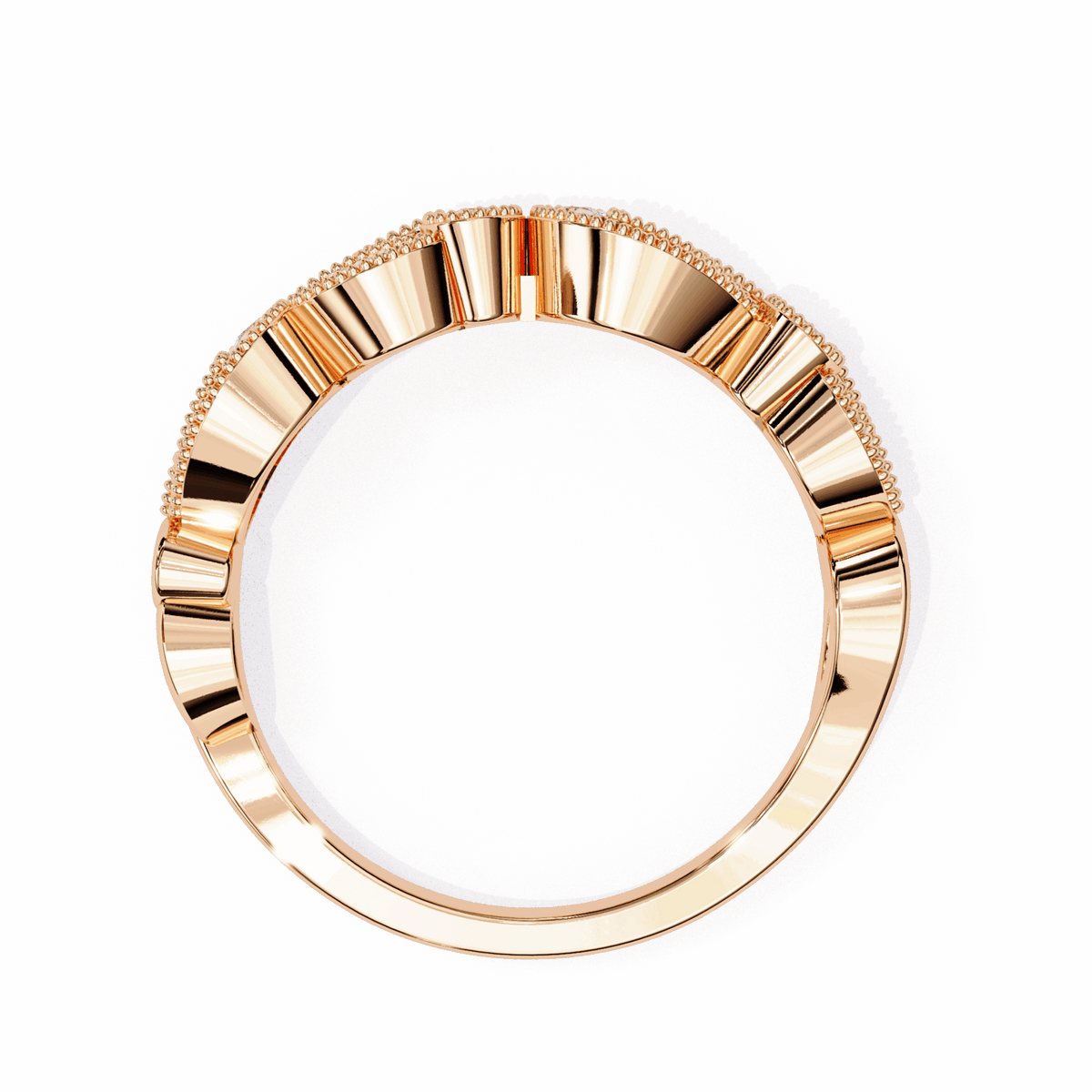 0.15 Carat Round Royale Ring in Moissanite | House of Estara