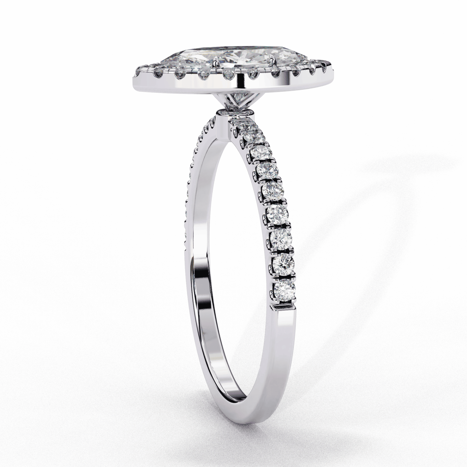 1.25 Carat Marquise Forever Solitaire Engagement Ring in Moissanite | House of Estara