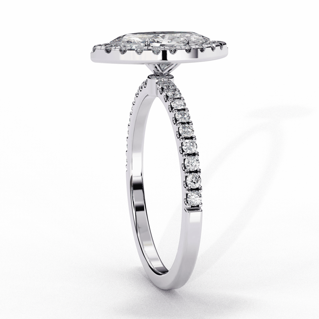 1.25 Carat Marquise Forever Solitaire Engagement Ring in Moissanite | House of Estara