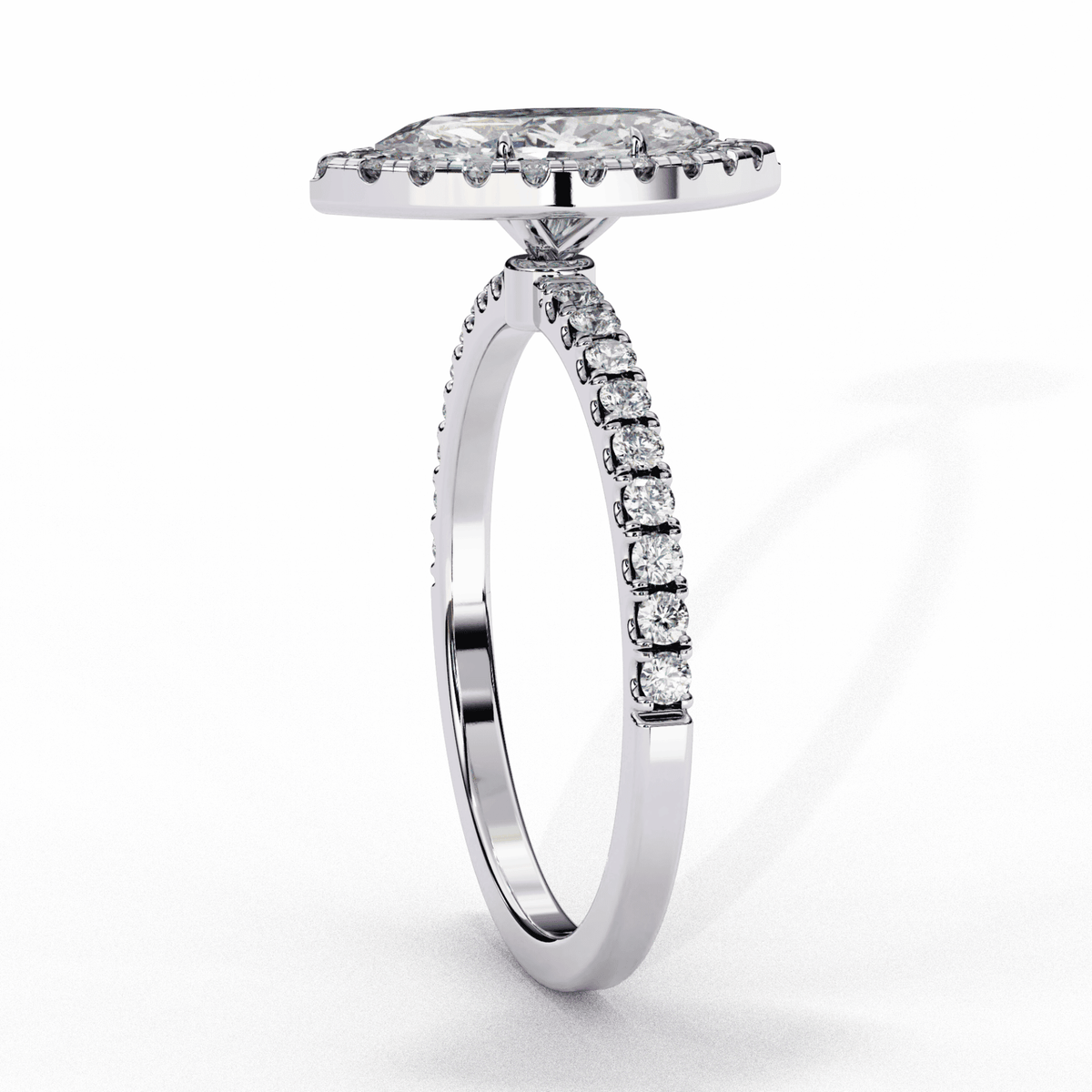1.25 Carat Marquise Forever Solitaire Engagement Ring in Moissanite | House of Estara