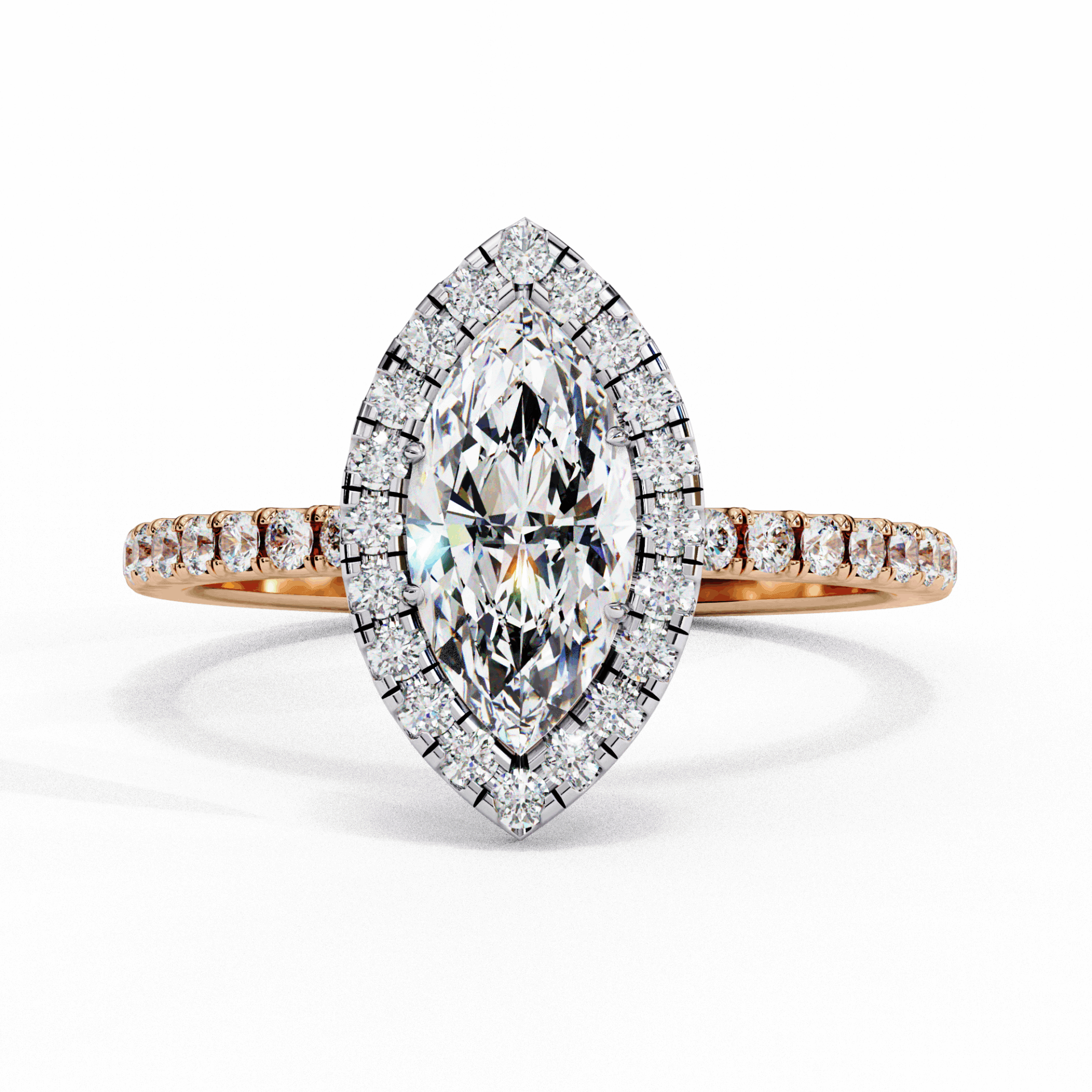 1.25 Carat Marquise Forever Solitaire Engagement Ring in Moissanite | House of Estara