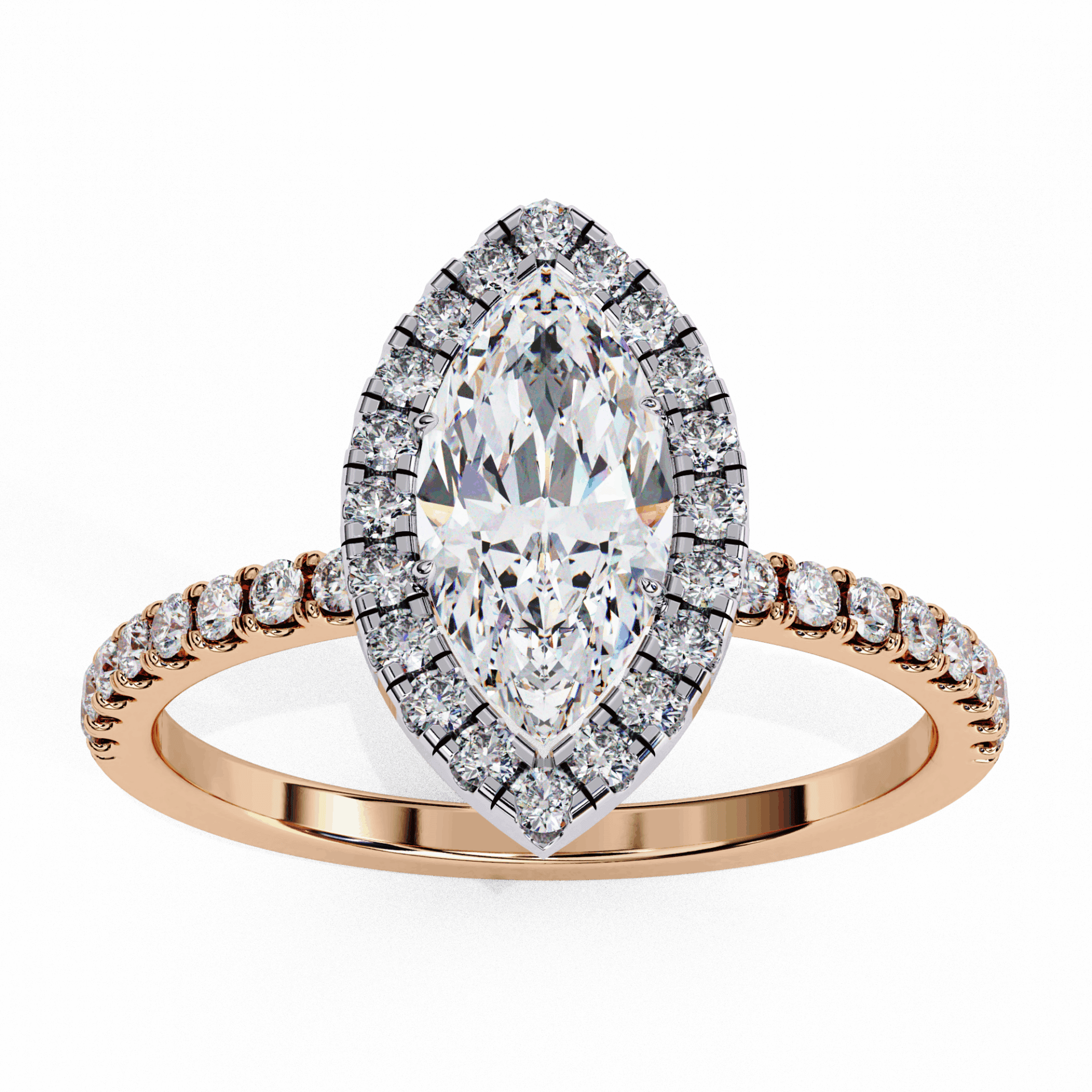 1.25 Carat Marquise Forever Solitaire Engagement Ring in Moissanite | House of Estara