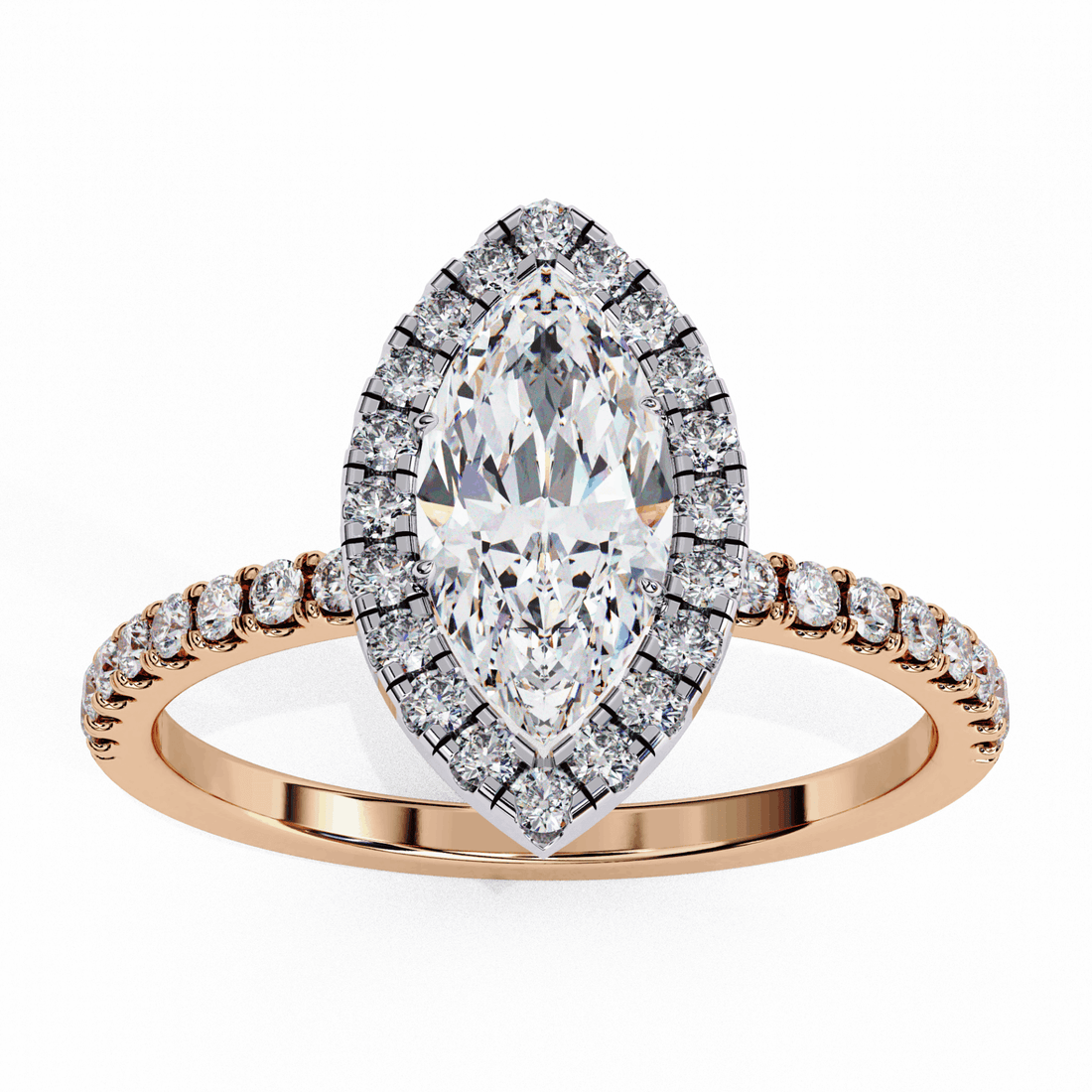 1.25 Carat Marquise Forever Solitaire Engagement Ring in Moissanite | House of Estara