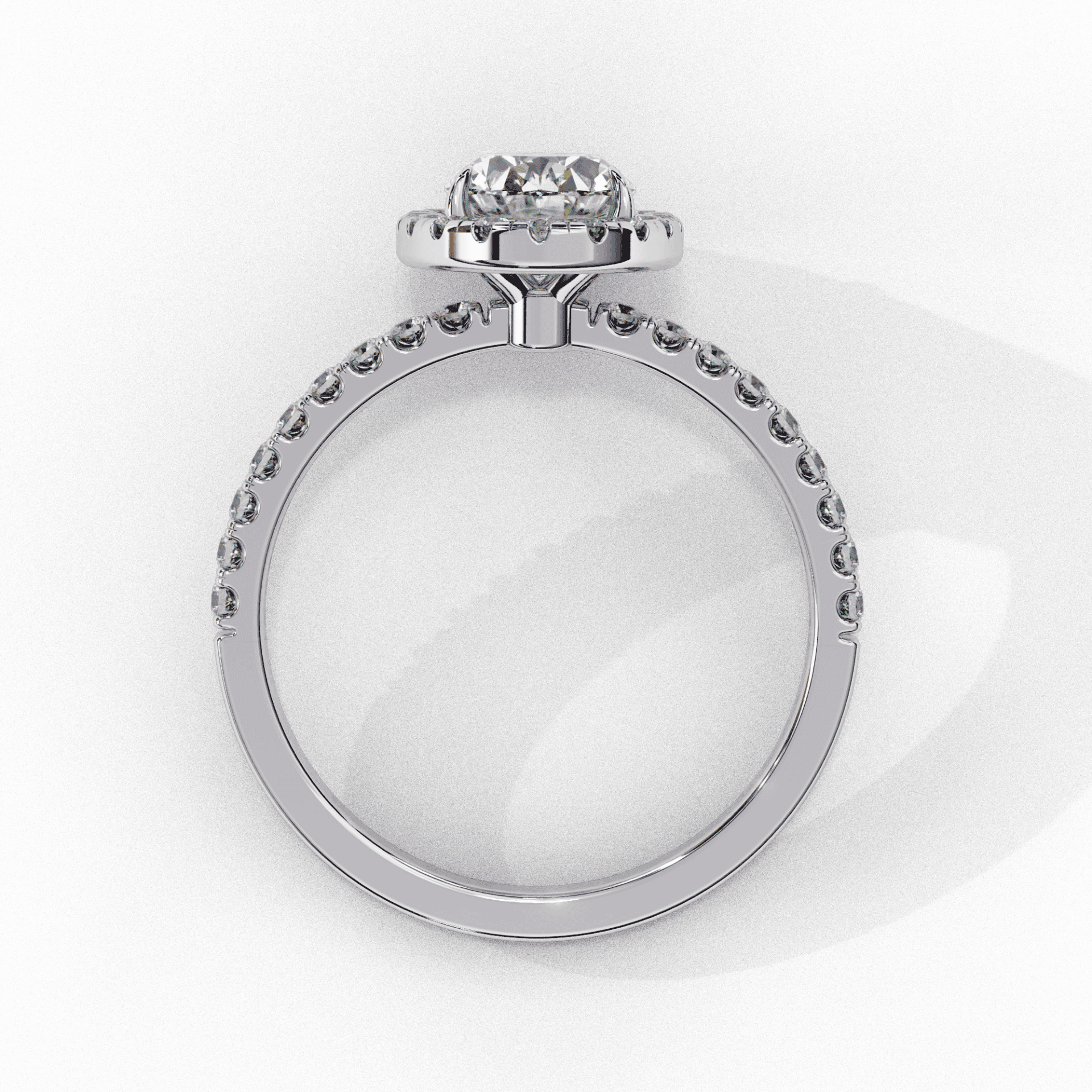 1.5 Carat Oval Forever Solitaire Engagement Ring in Moissanite | House of Estara