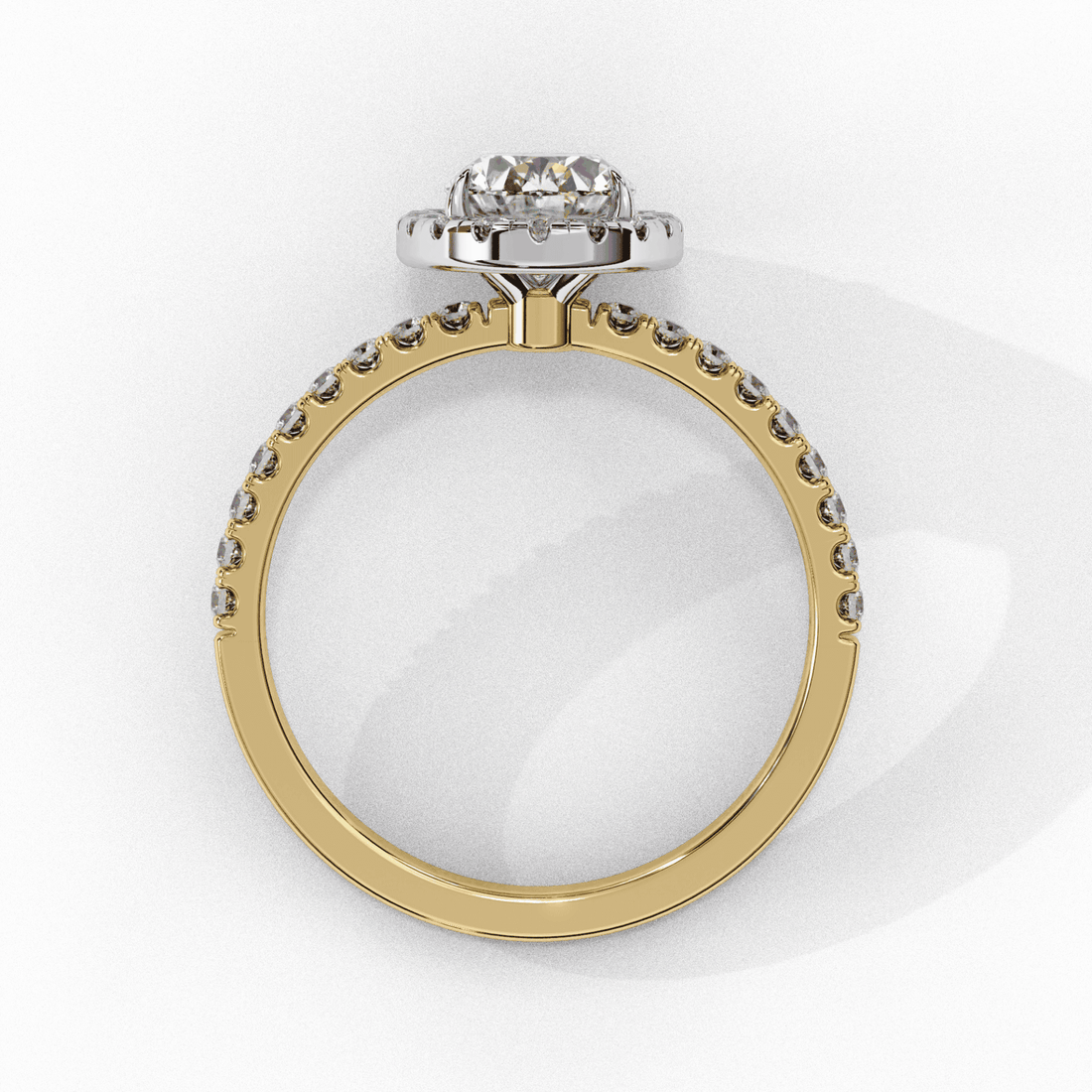 1.5 Carat Oval Forever Solitaire Engagement Ring in Moissanite | House of Estara