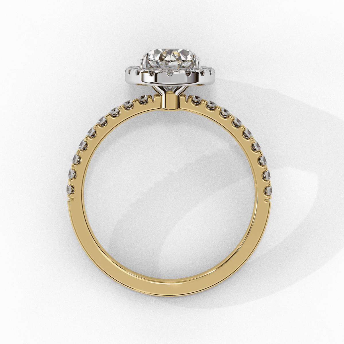 1.5 Carat Oval Forever Solitaire Engagement Ring in Moissanite | House of Estara