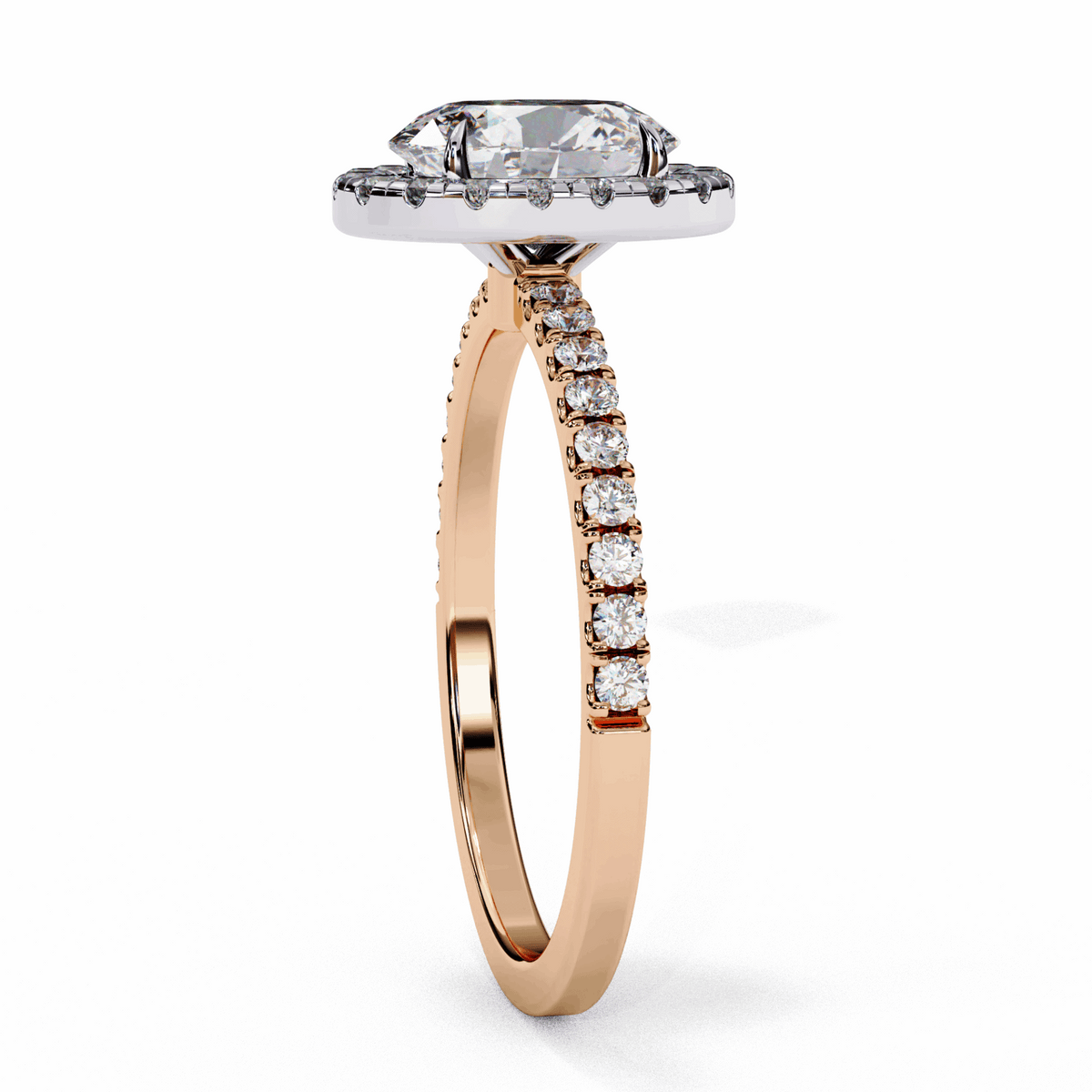 1.5 Carat Oval Forever Solitaire Engagement Ring in Moissanite | House of Estara