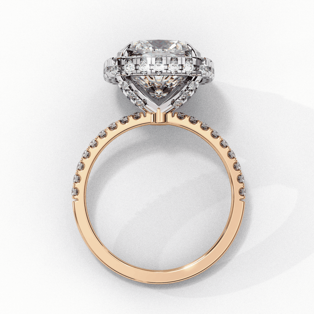 3 Carat Cushion Signature Solitaire Ring in Moissanite | House of Estara