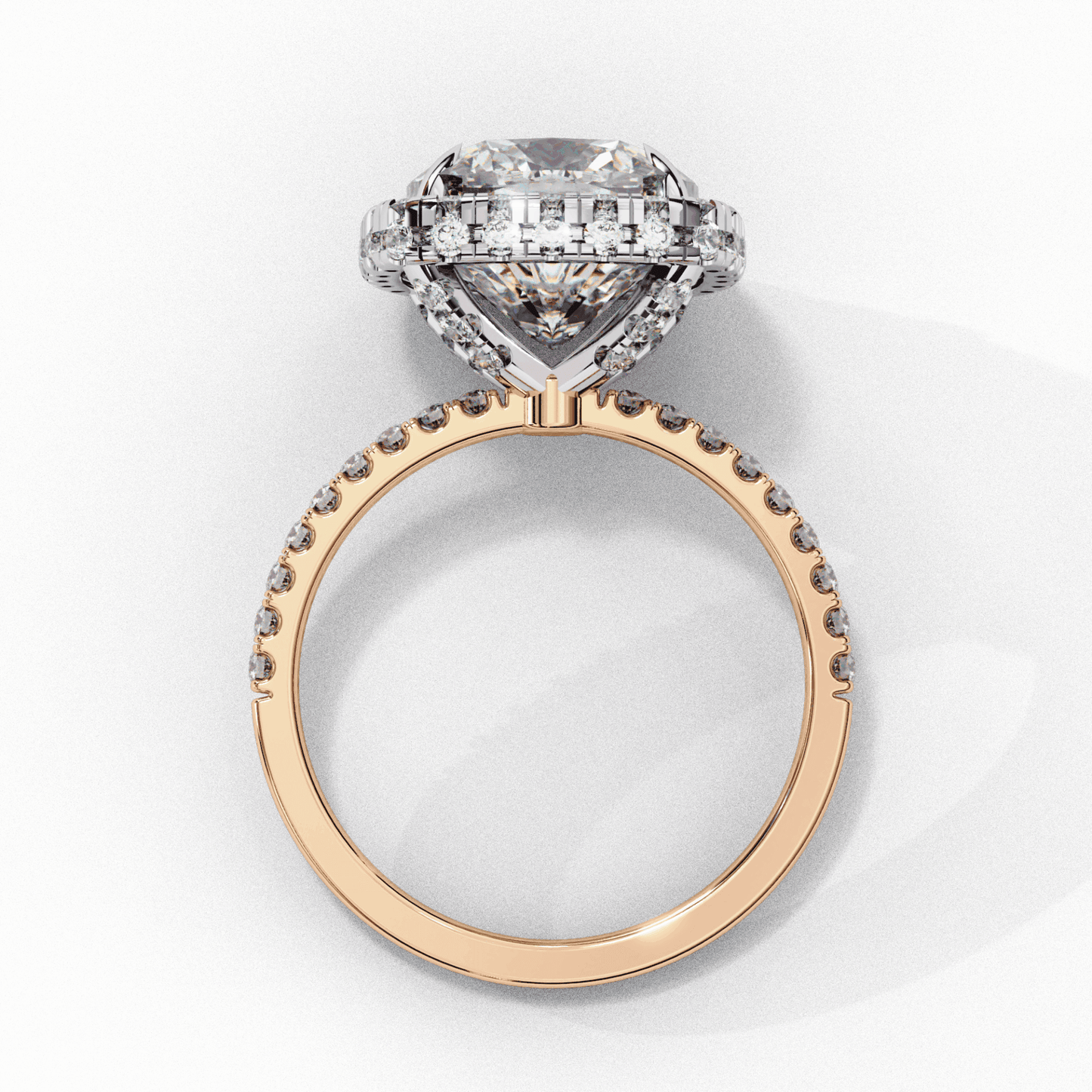 3 Carat Cushion Signature Solitaire Ring in Moissanite | House of Estara