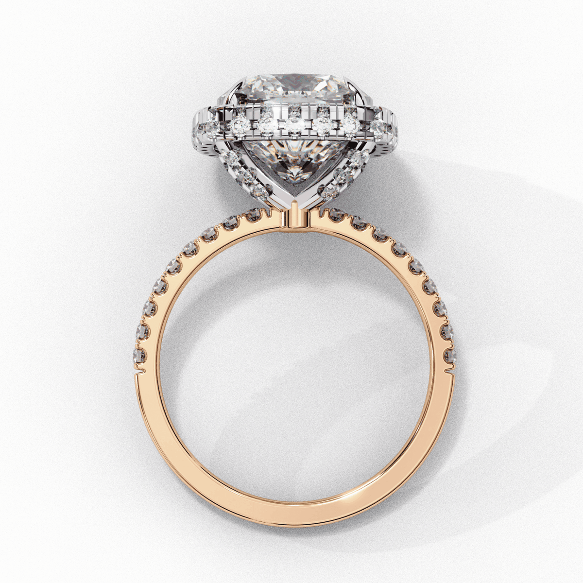 3 Carat Cushion Signature Solitaire Ring in Moissanite | House of Estara