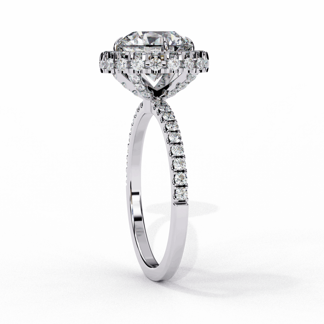3 Carat Round Signature Solitaire Ring in Moissanite | House of Estara