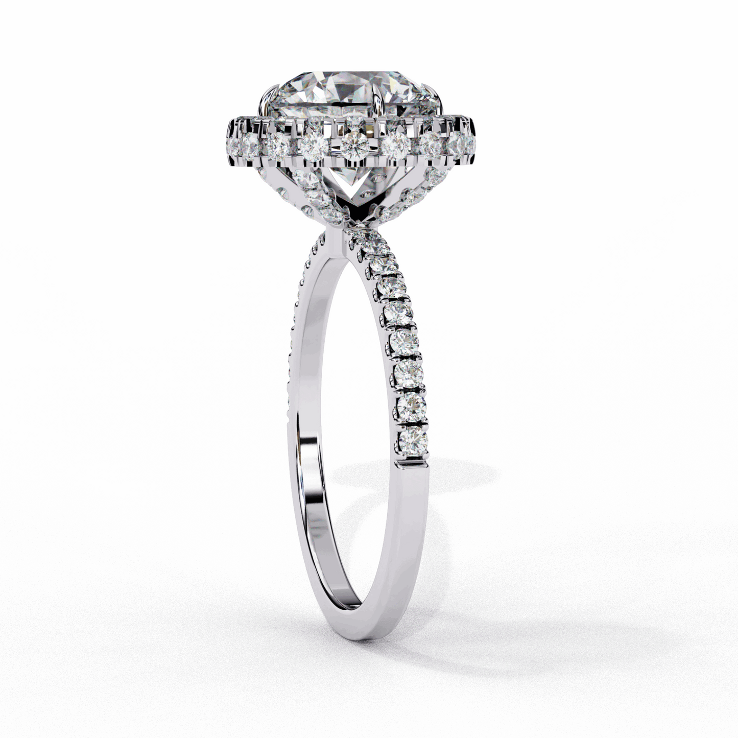 3 Carat Round Signature Solitaire Ring in Moissanite | House of Estara