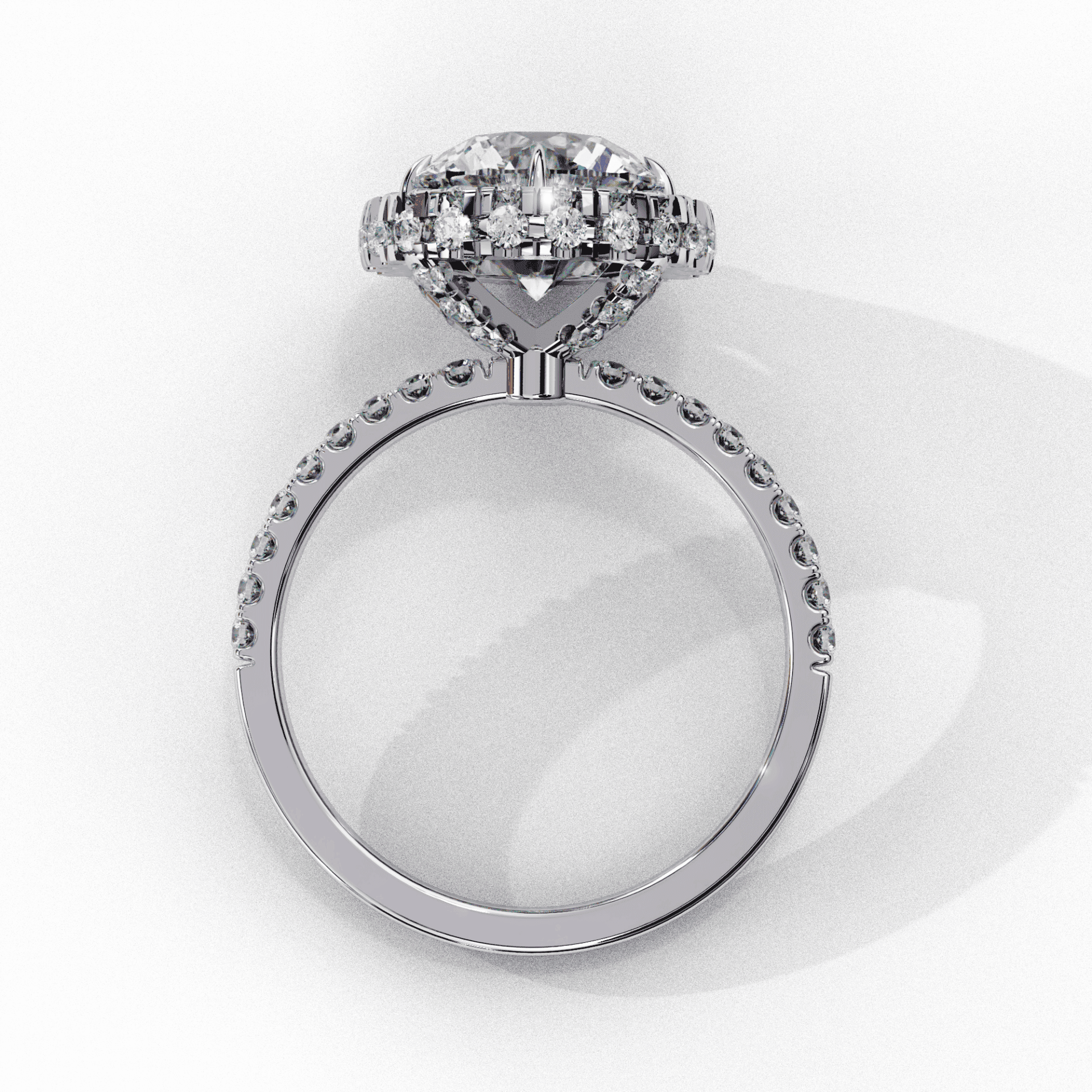 3 Carat Round Signature Solitaire Ring in Moissanite | House of Estara