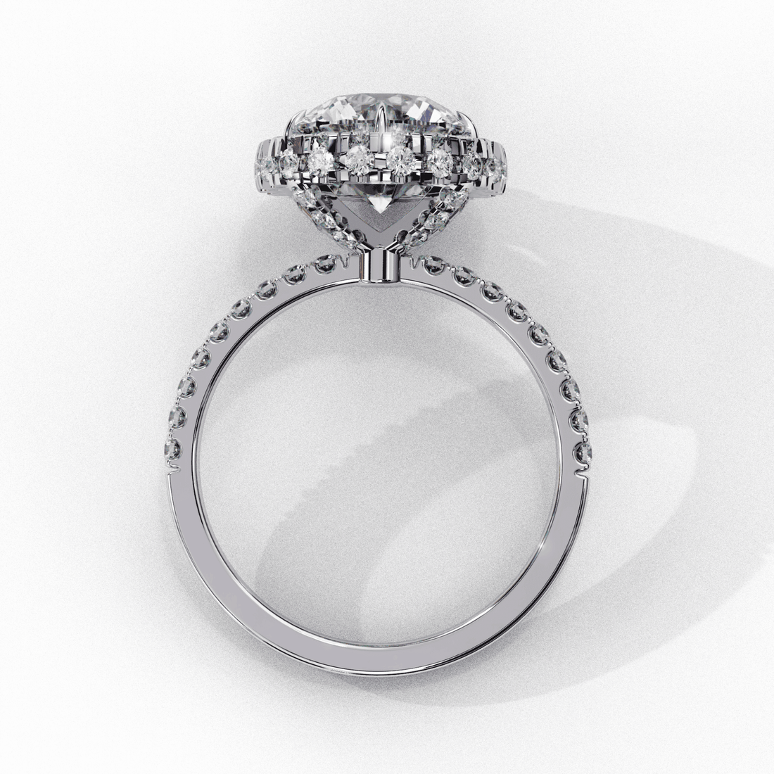 3 Carat Round Signature Solitaire Ring in Moissanite | House of Estara