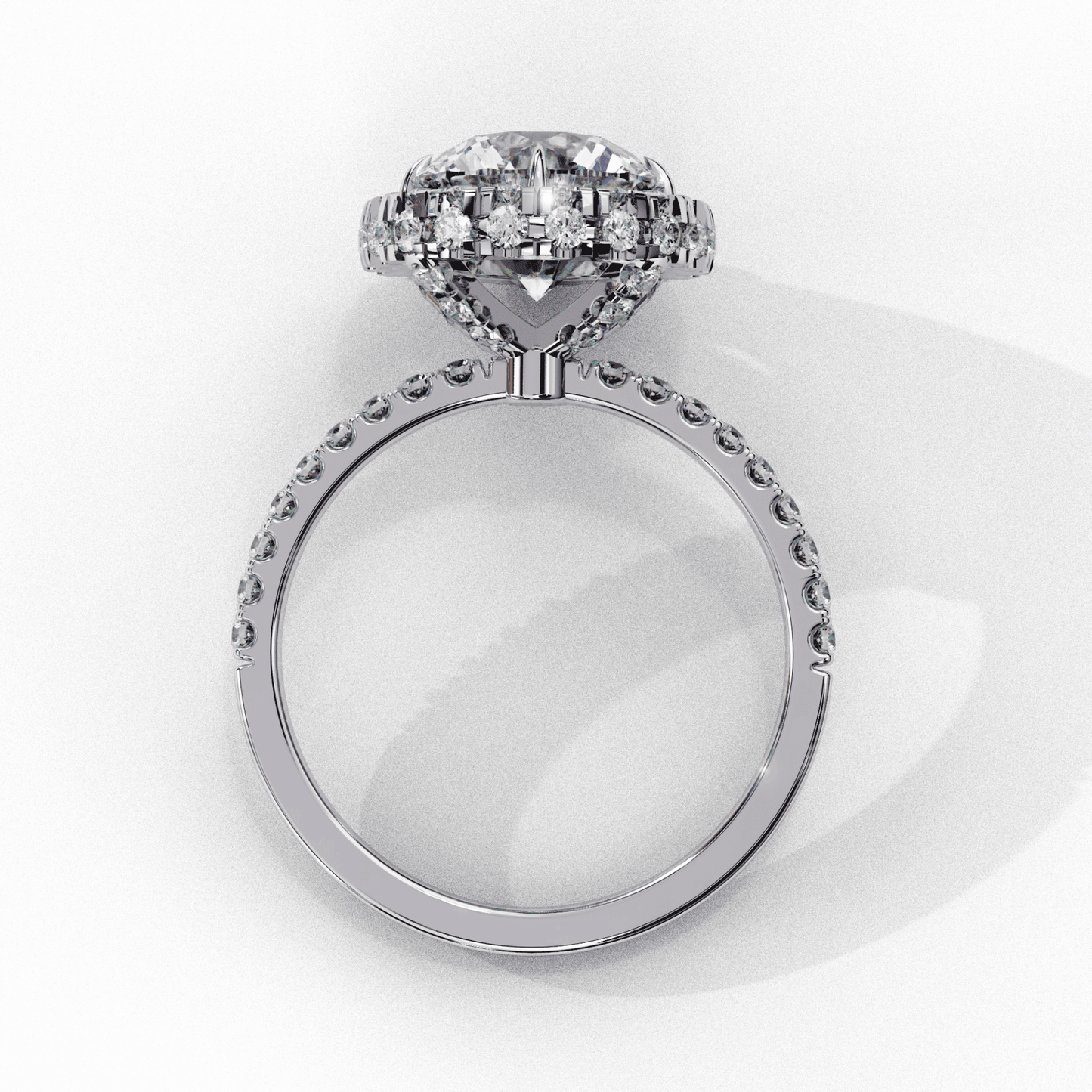 3 Carat Round Signature Solitaire Ring in Moissanite | House of Estara