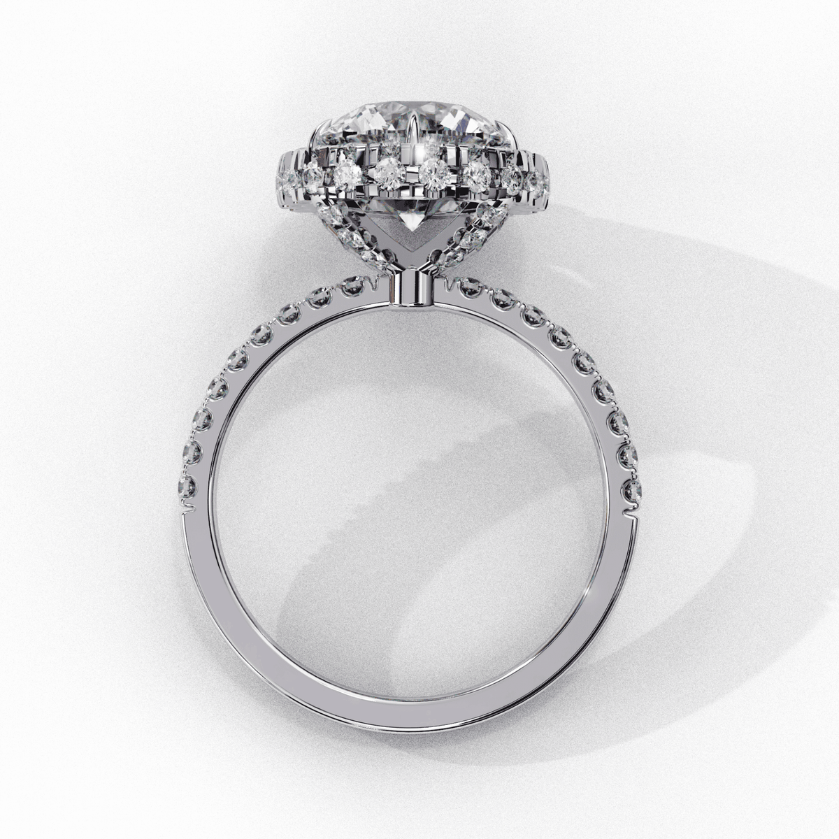 3 Carat Round Signature Solitaire Ring in Moissanite | House of Estara