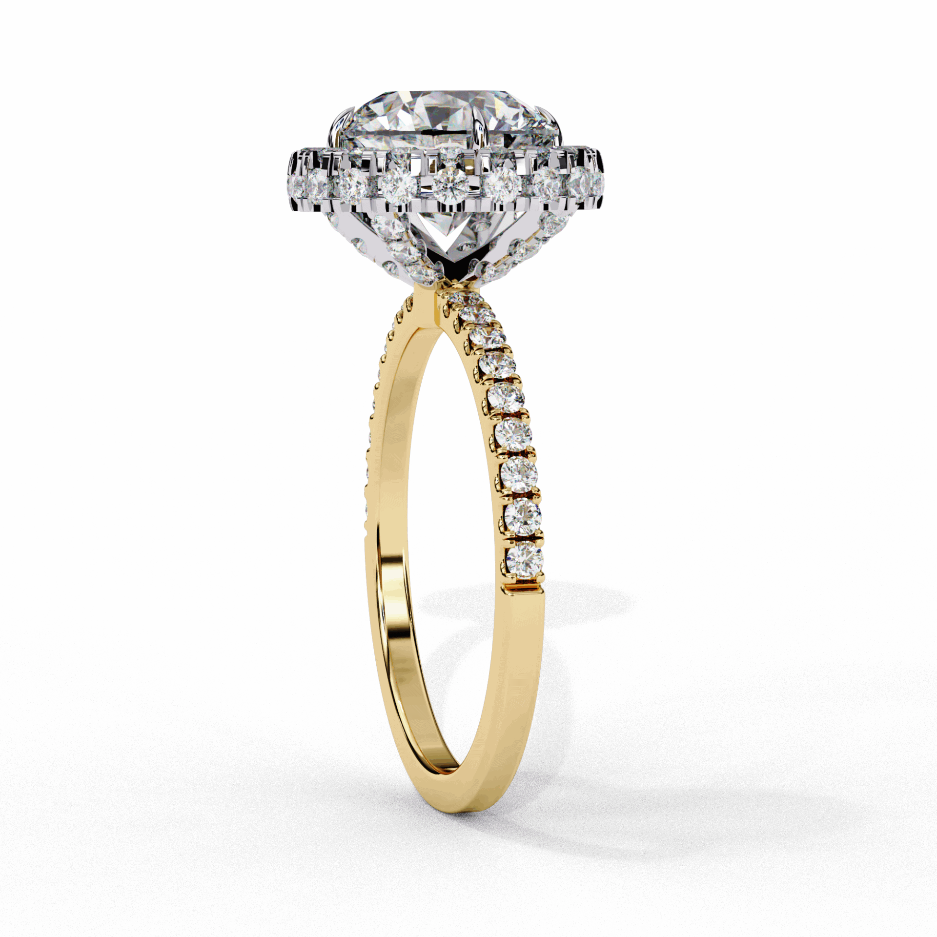 3 Carat Round Signature Solitaire Ring in Moissanite | House of Estara