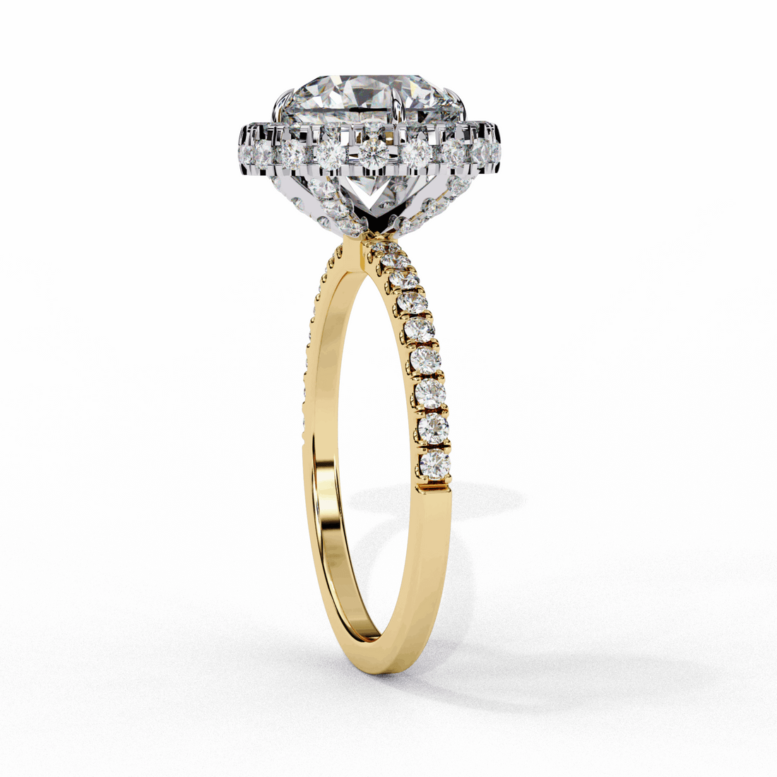 3 Carat Round Signature Solitaire Ring in Moissanite | House of Estara