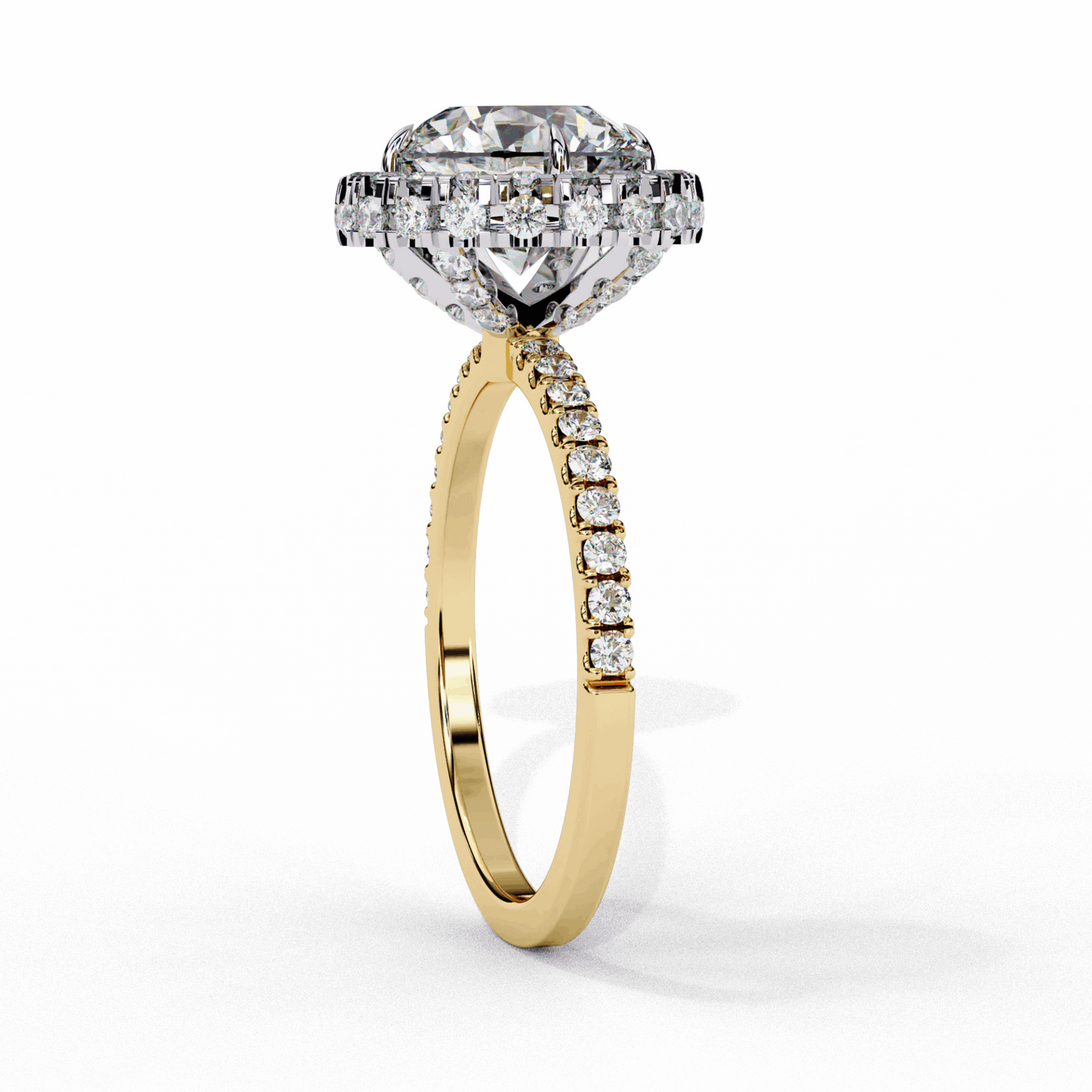 3 Carat Round Signature Solitaire Ring in Moissanite | House of Estara