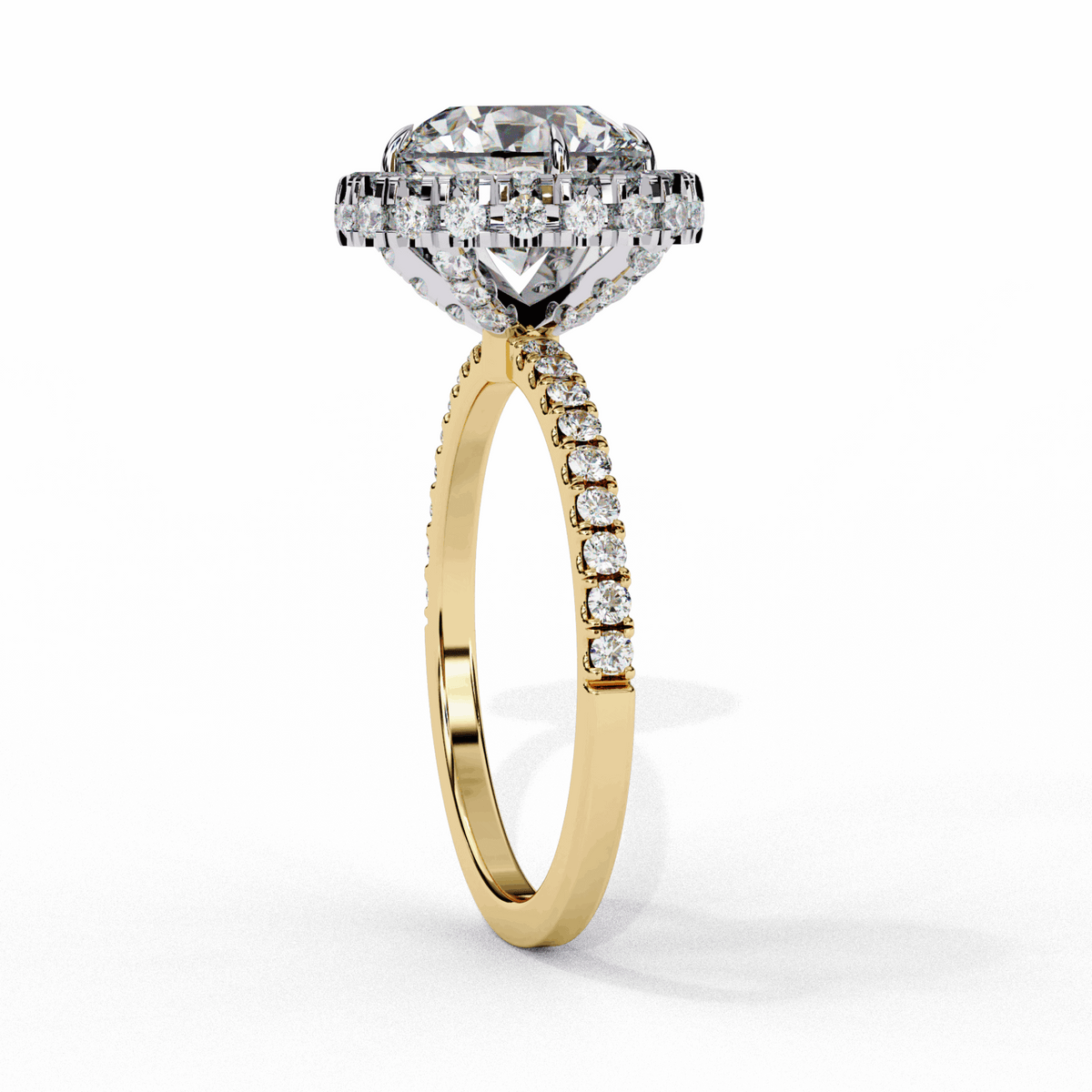 3 Carat Round Signature Solitaire Ring in Moissanite | House of Estara
