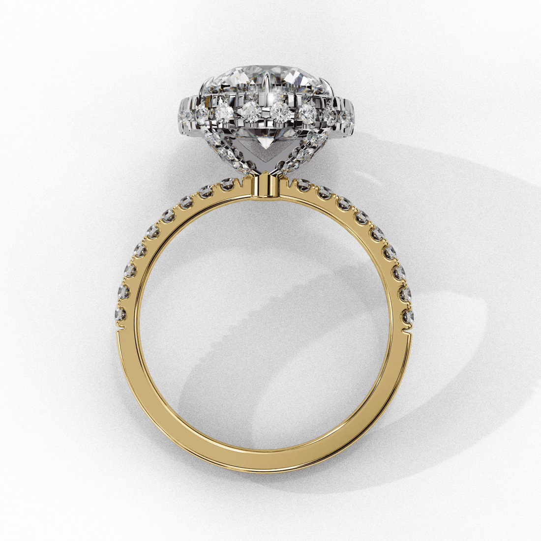 3 Carat Round Signature Solitaire Ring in Moissanite | House of Estara