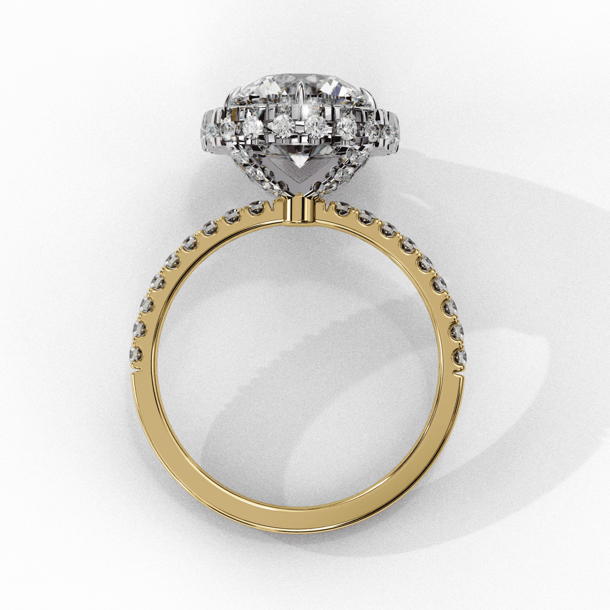 3 Carat Round Signature Solitaire Ring in Moissanite | House of Estara