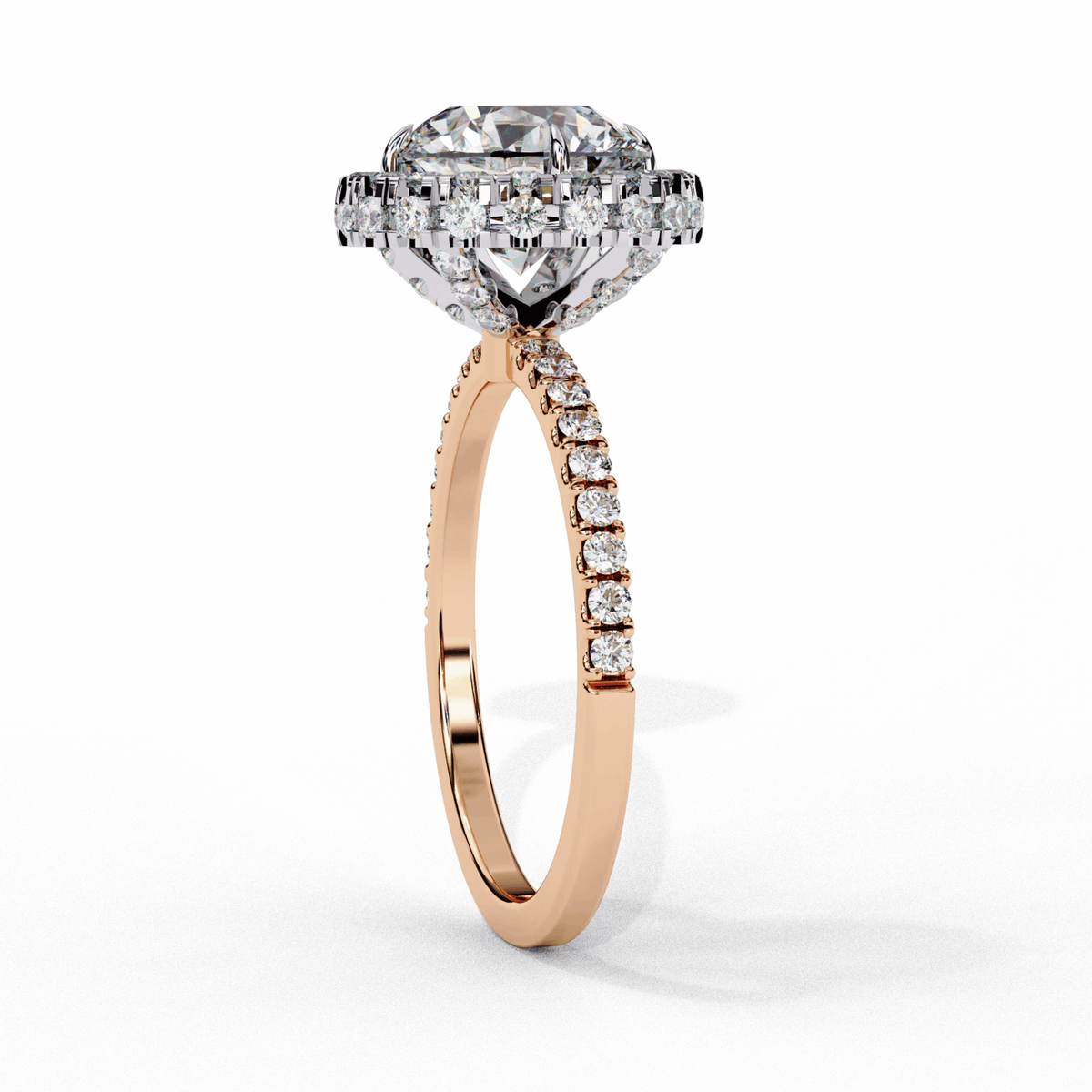 3 Carat Round Signature Solitaire Ring in Moissanite | House of Estara