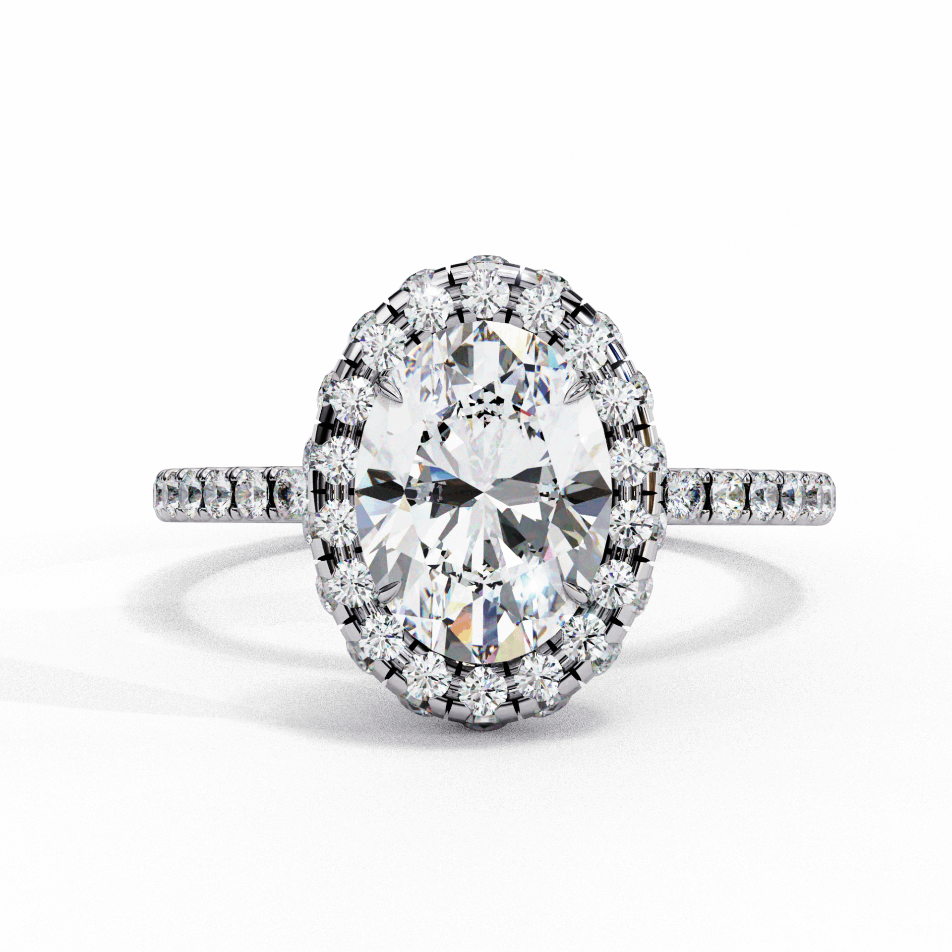2 Carat Oval Signature Solitaire Ring in Moissanite | House of Estara